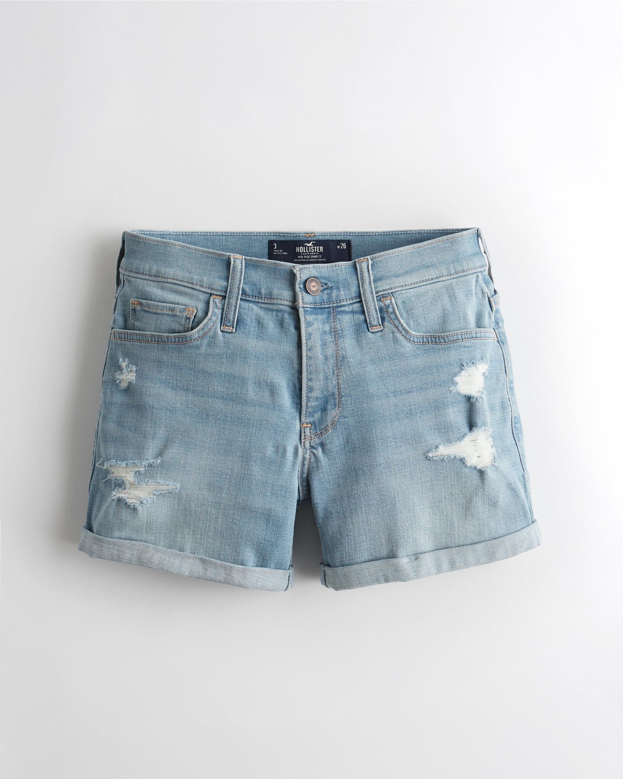 hollister denim shorts