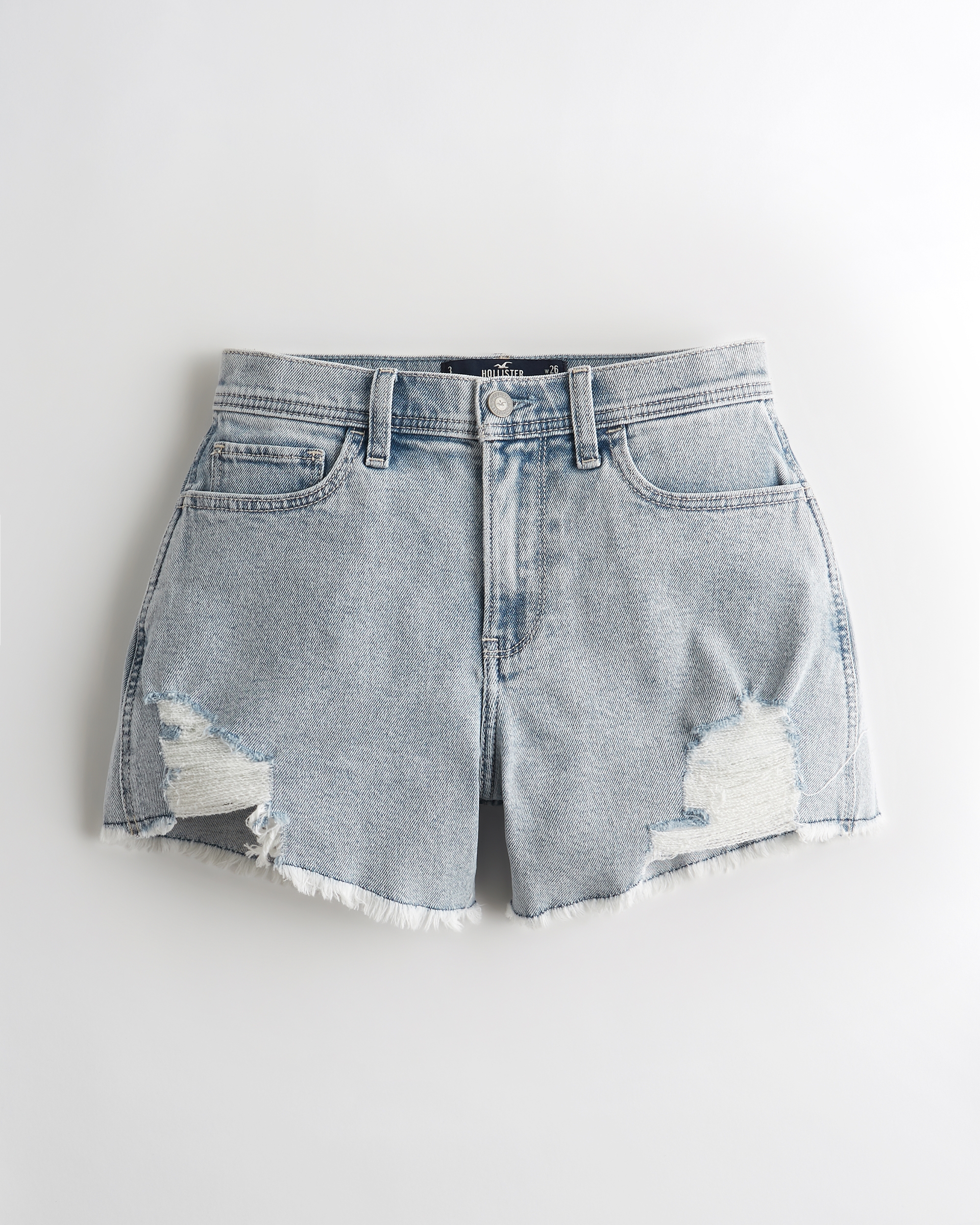 stretch denim short