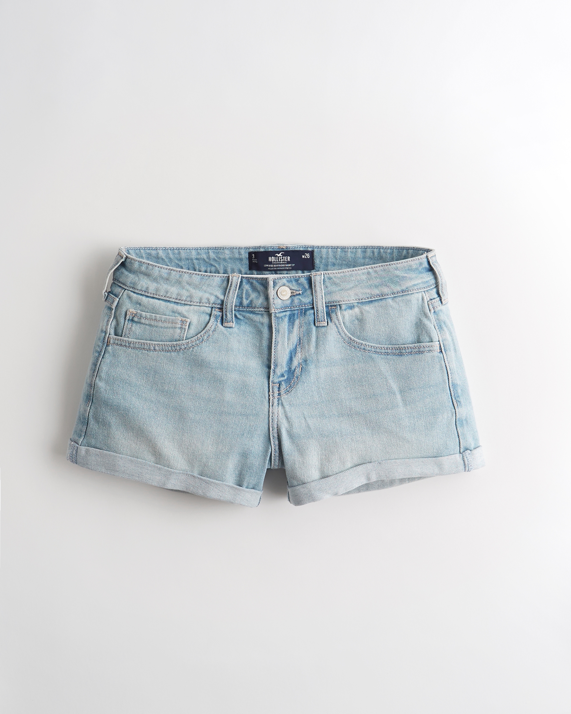 hollister short shorts low rise