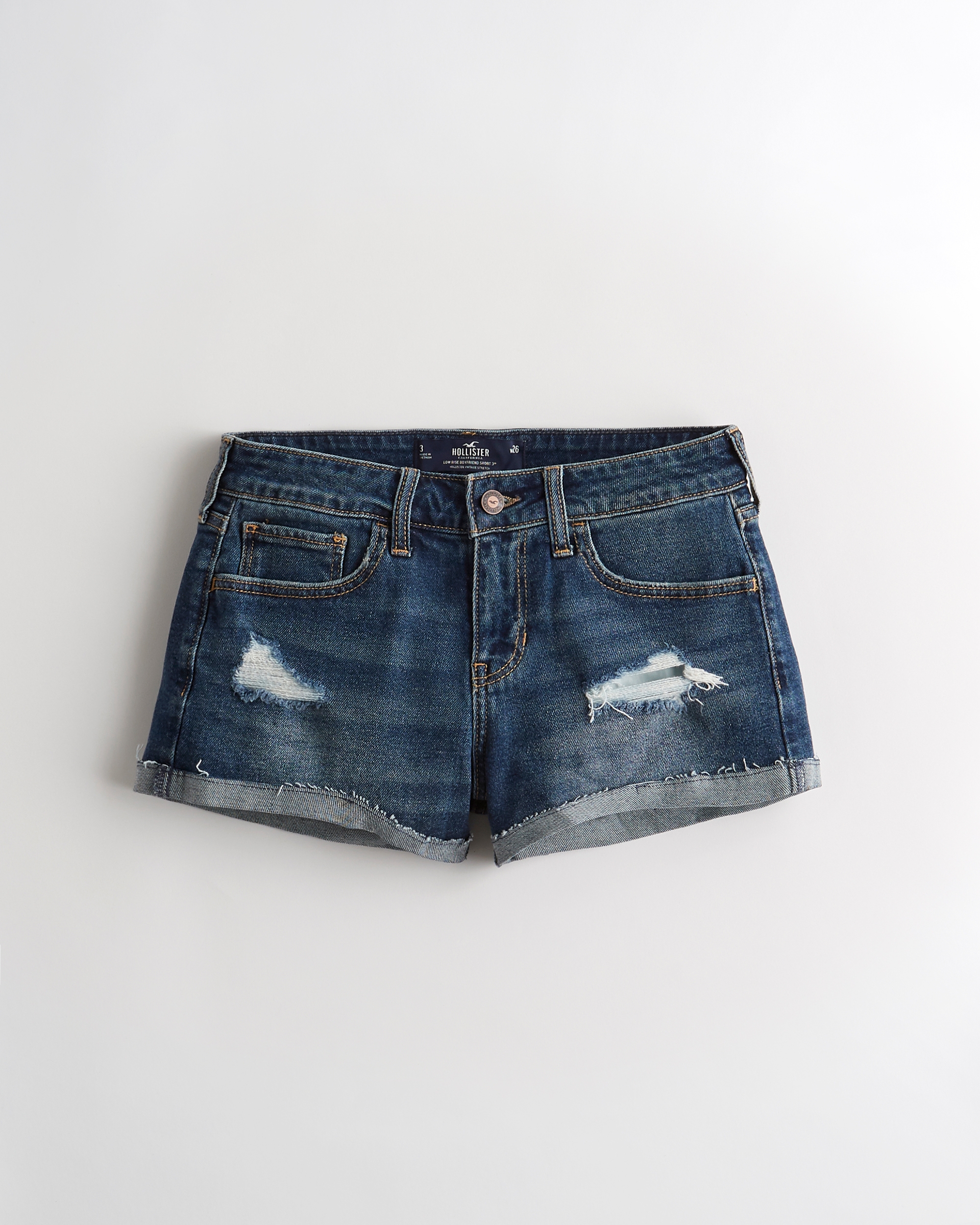 hollister low rise boyfriend shorts