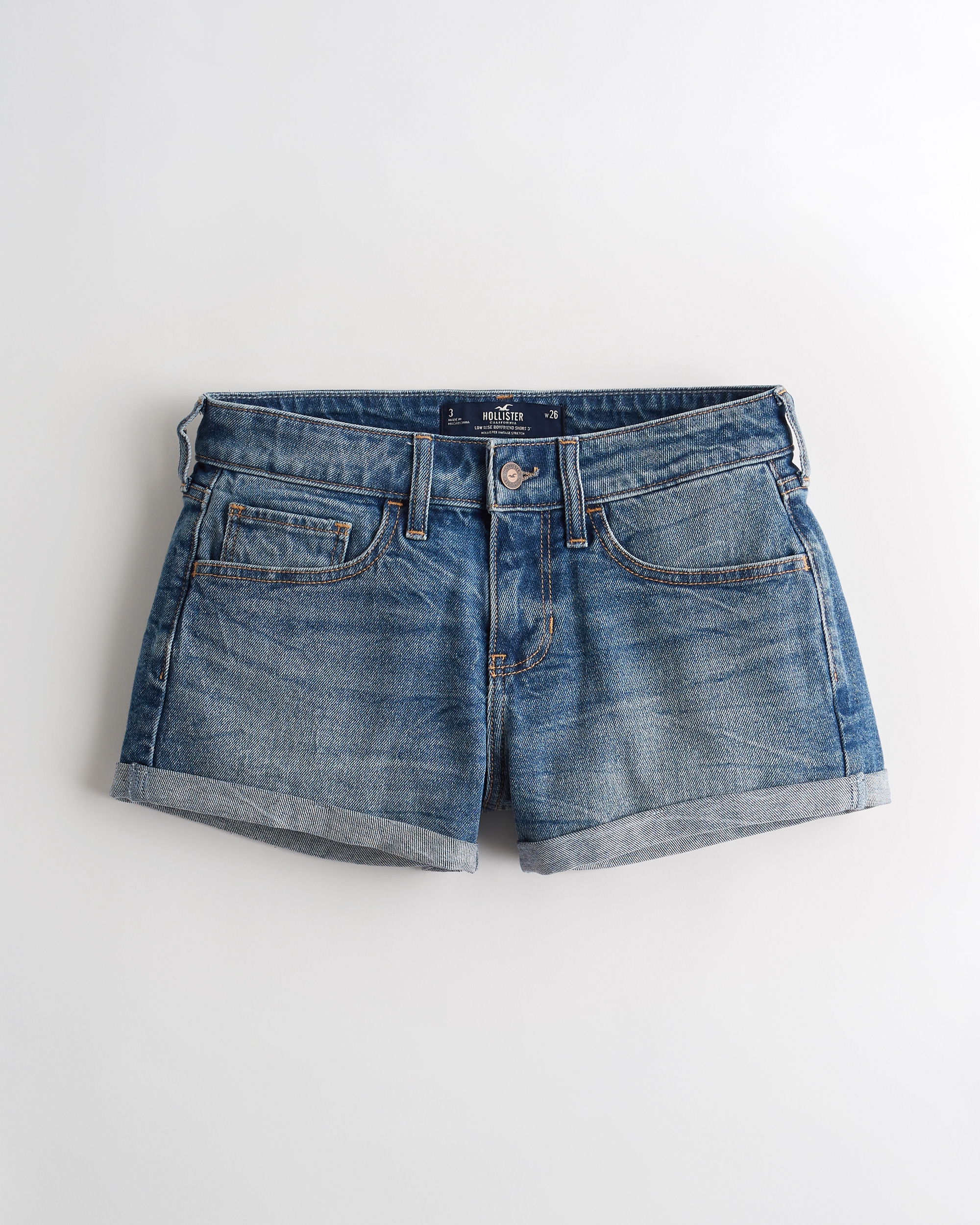 hollister low rise boyfriend shorts