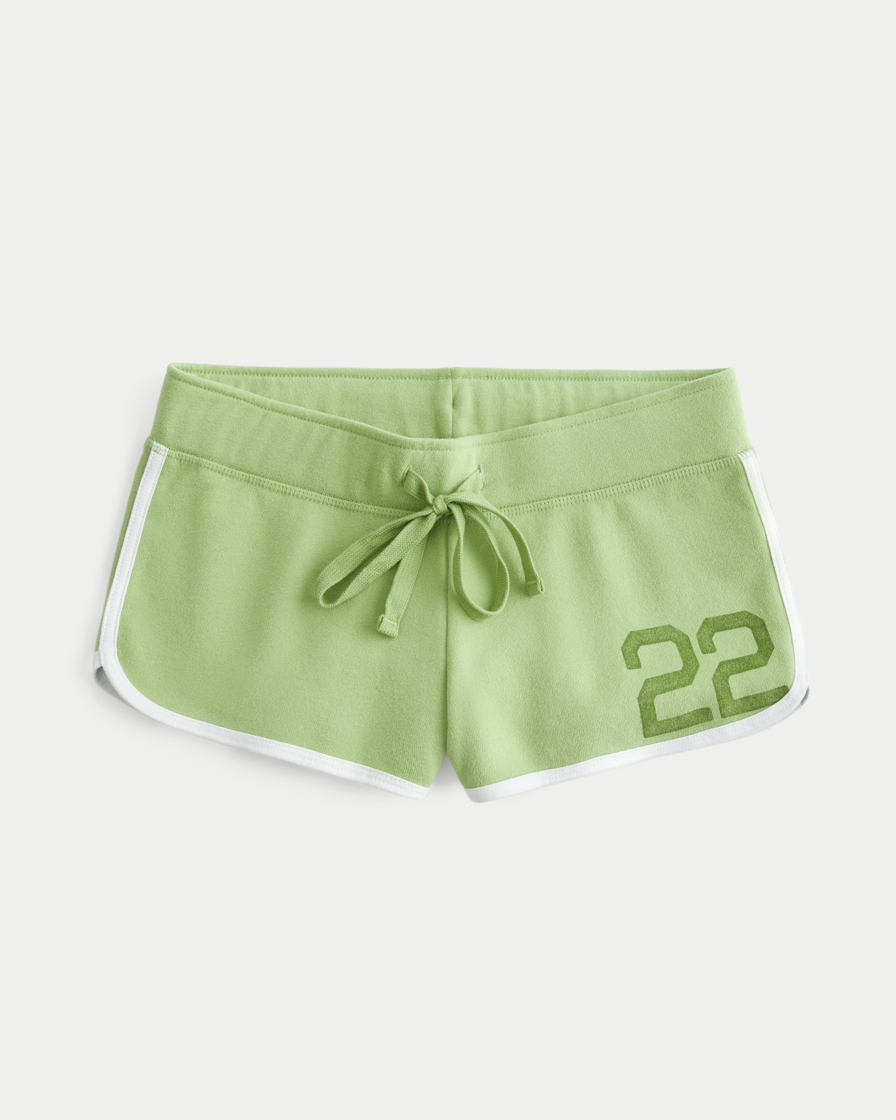 Graphic Fleece Shortie Shorts