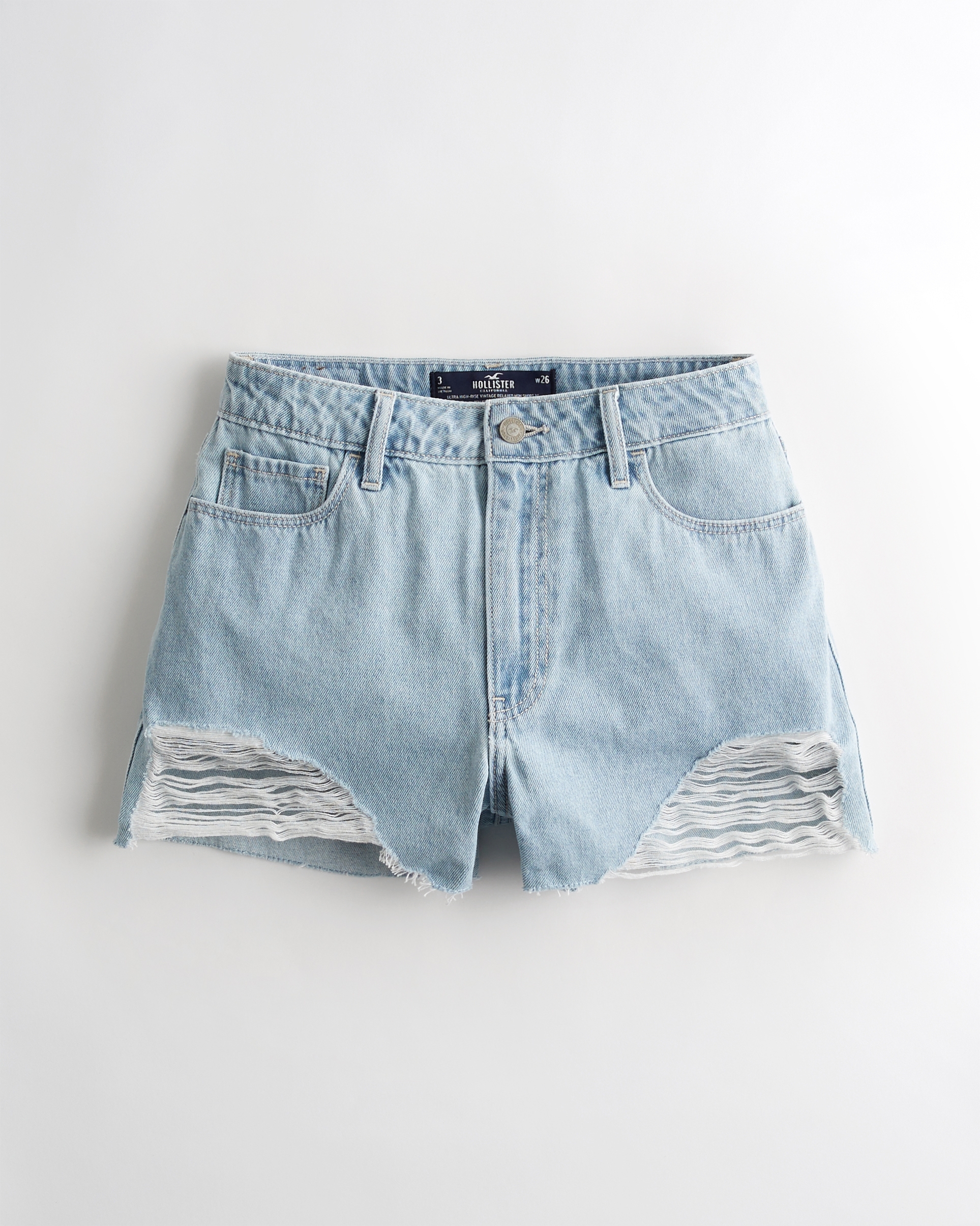 hollister jean shorts
