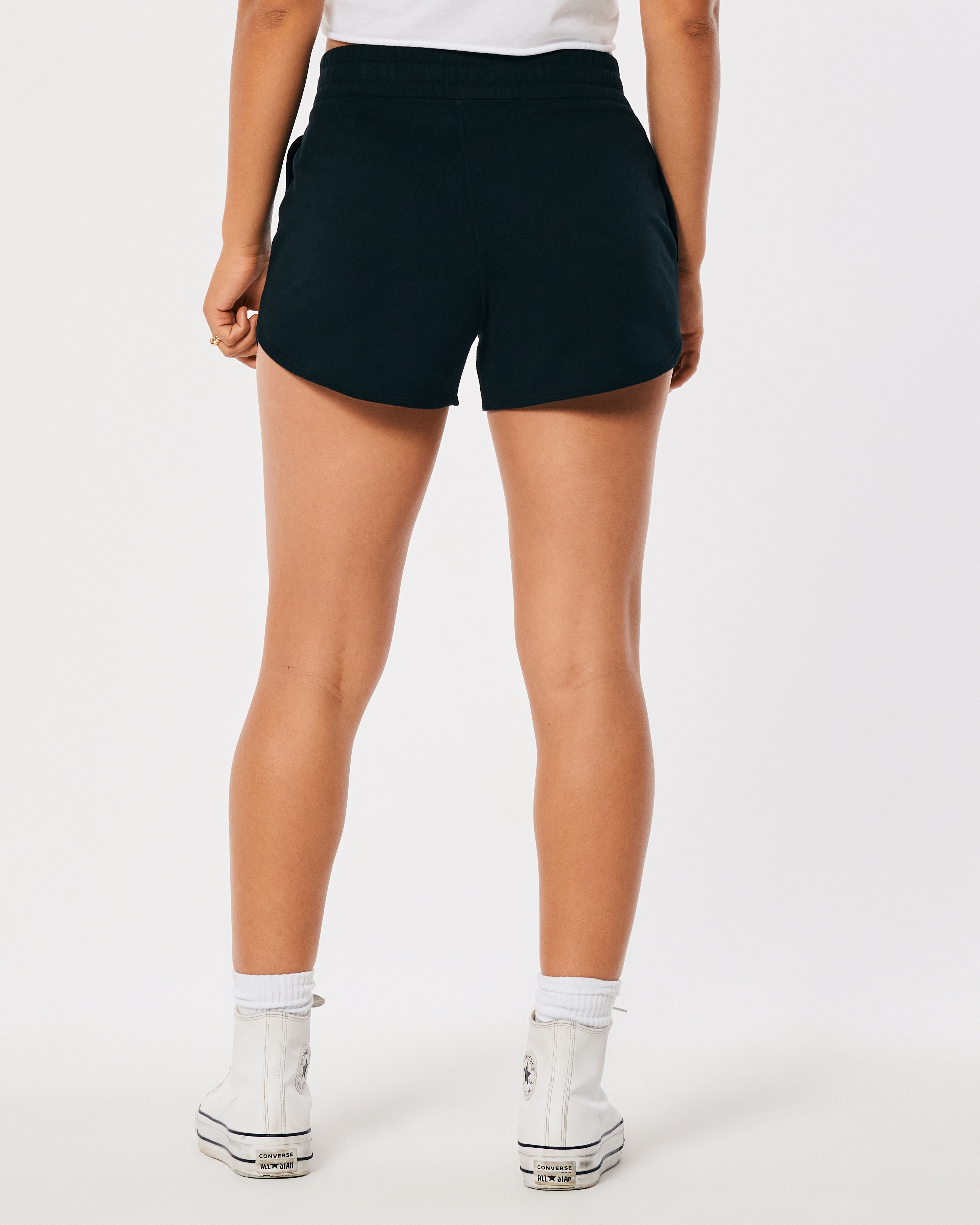 Hollister Ultra High Rise Curved Hem Dad Shorts CoolSprings Galleria