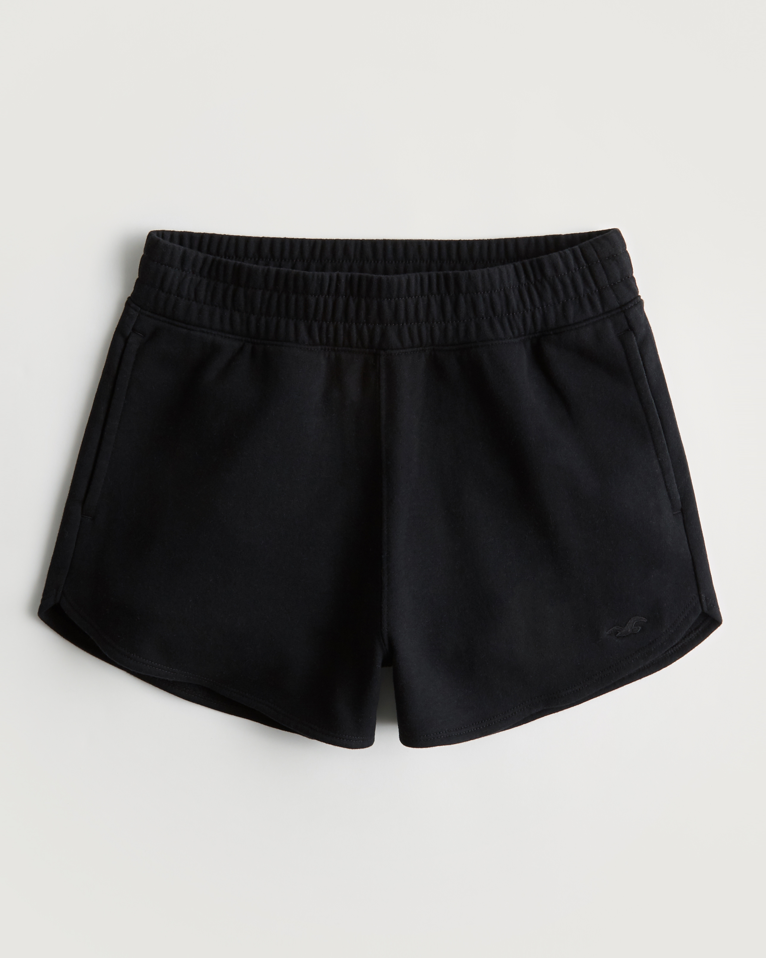 Hollister Feel Good Ultra High-Rise Fleece Dad Shorts