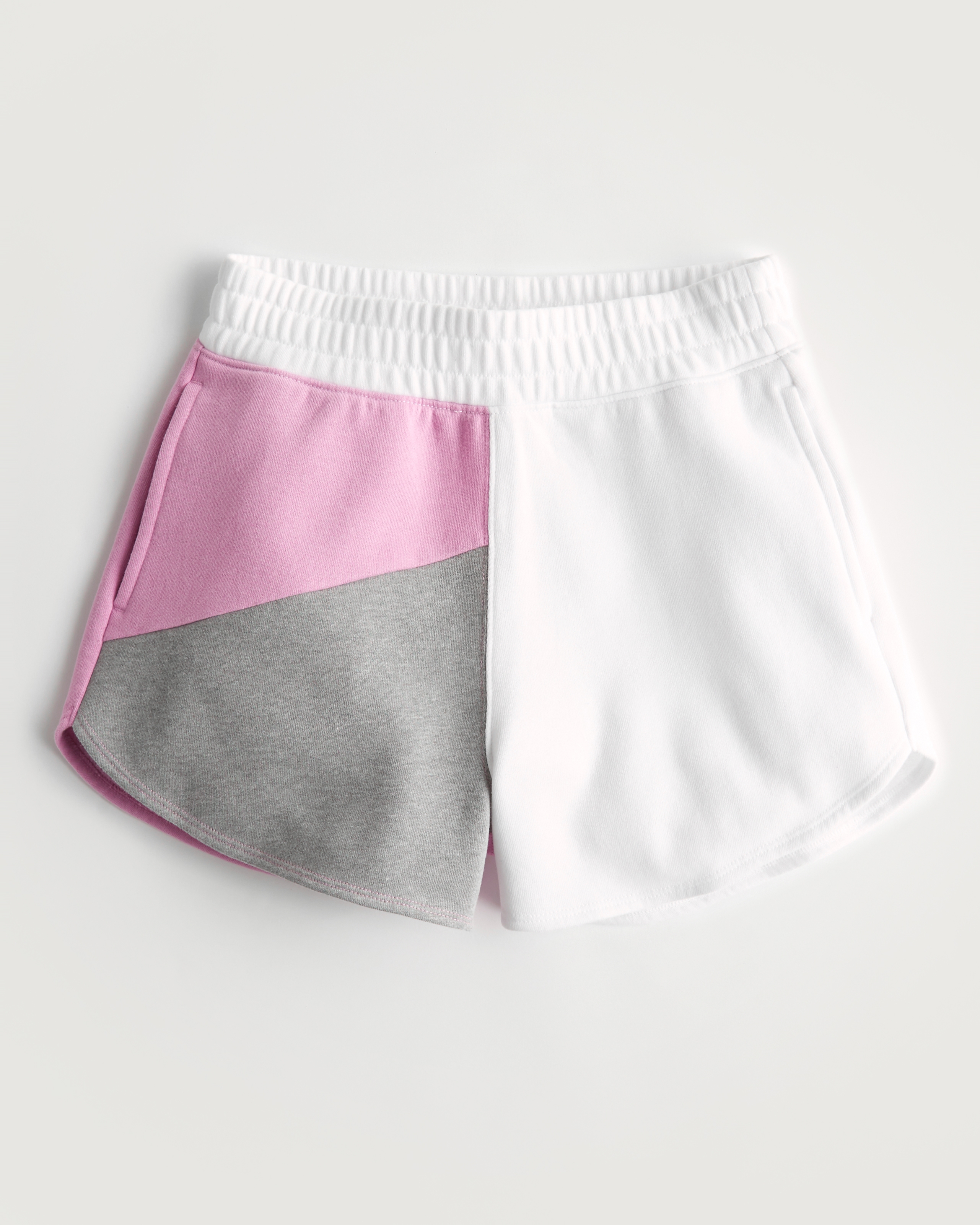 Ultra High-Rise Curved Hem Dad Shorts