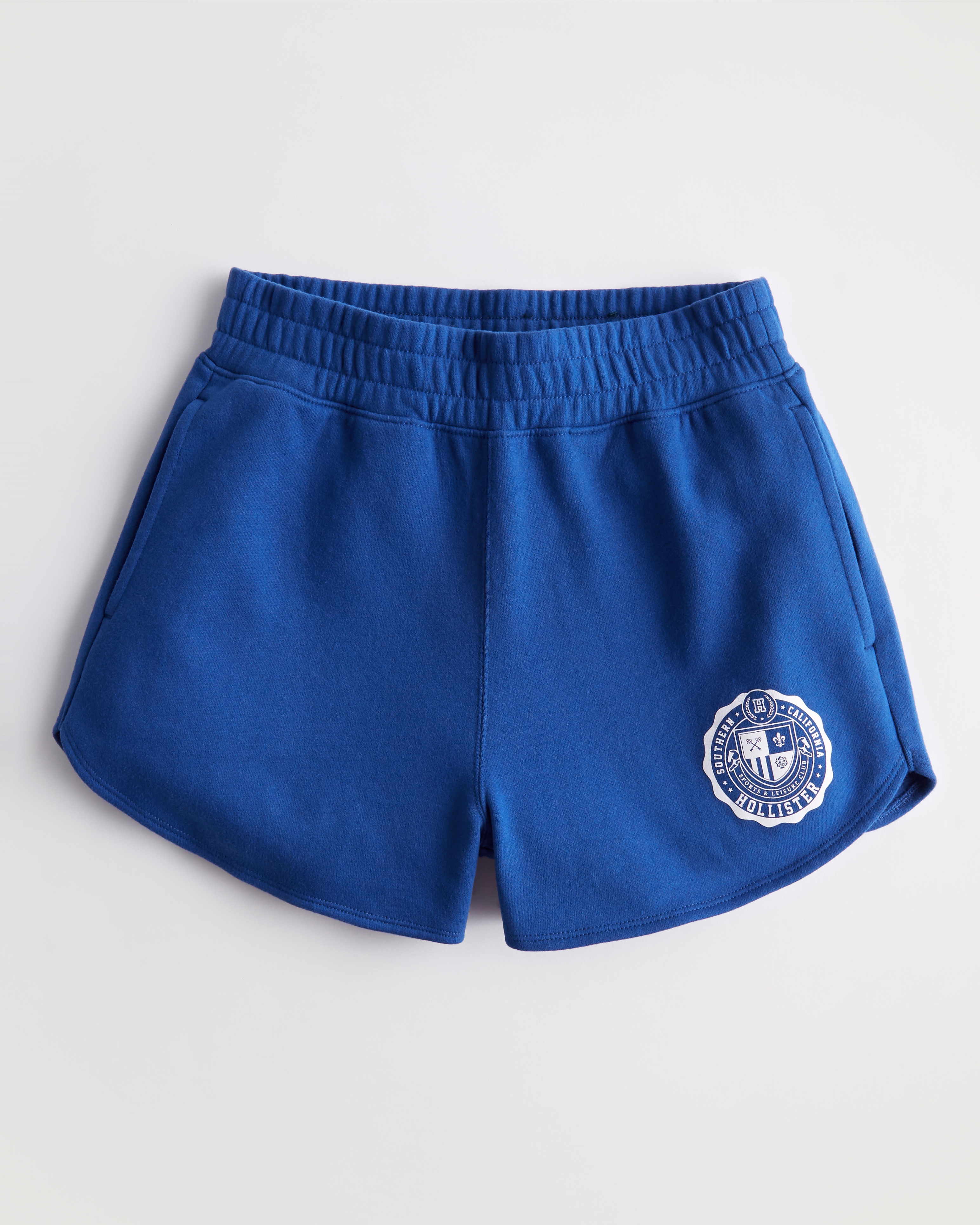 Hollister Fleece Logo Graphic Dad Shorts | Bramalea City Centre