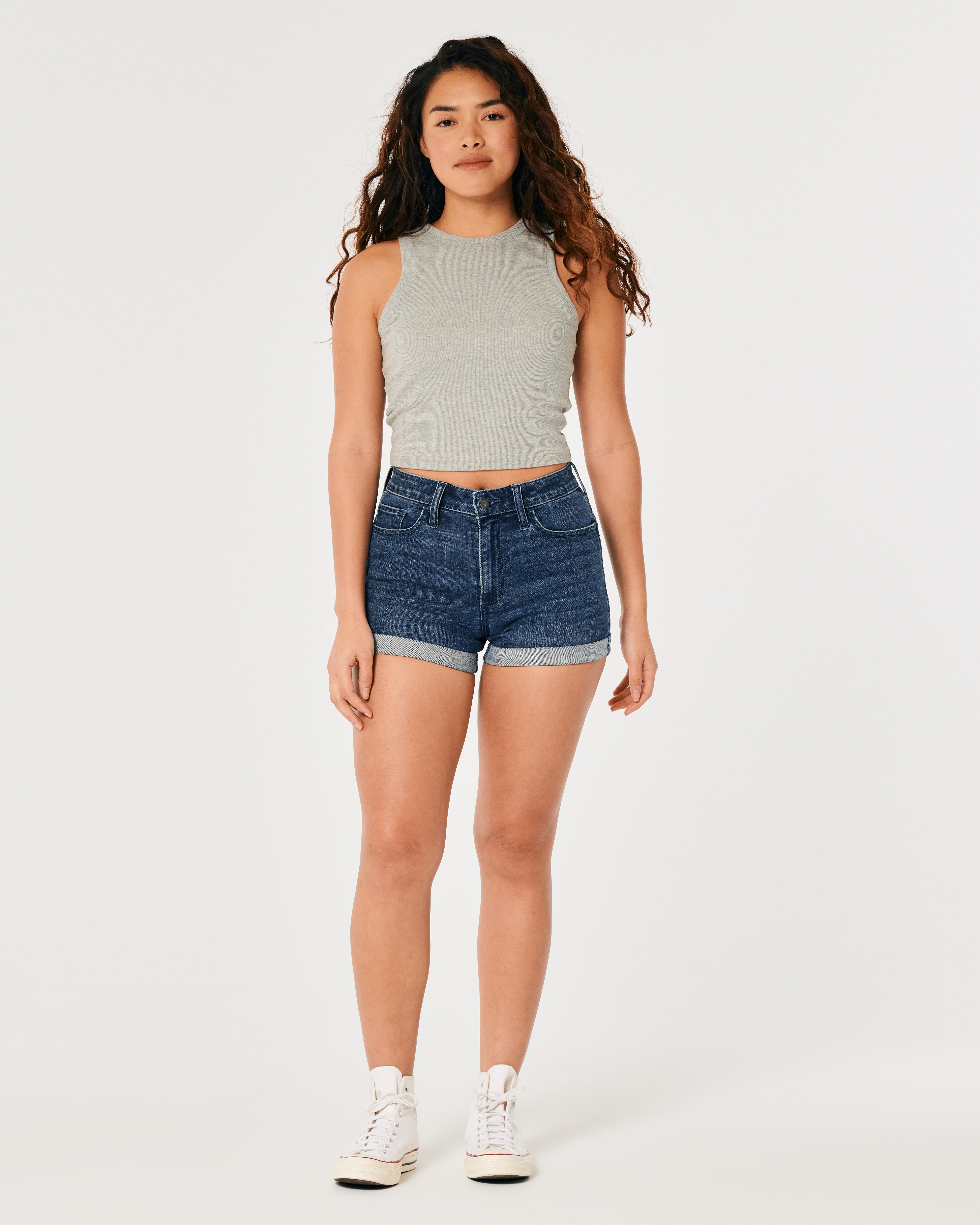 Hollister best sale curvy shorts