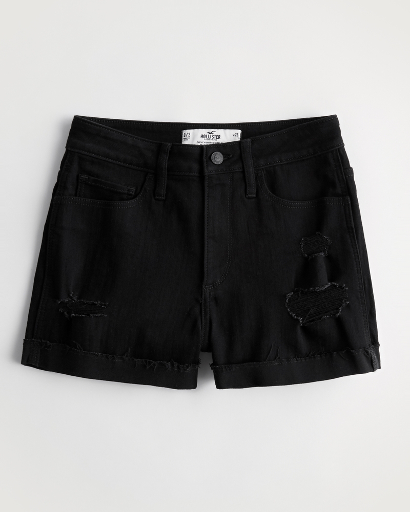 High waisted jean outlet shorts hollister