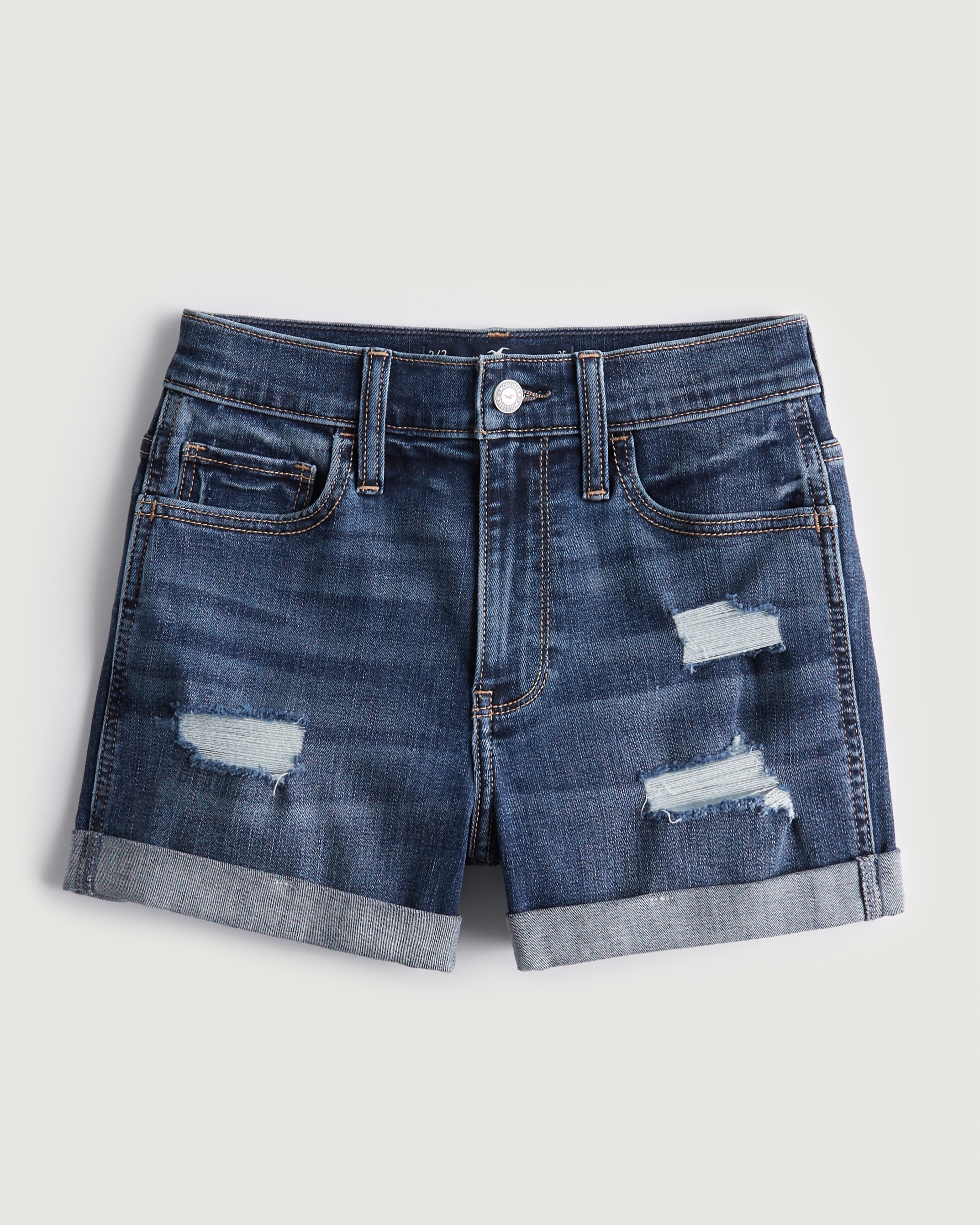 denim shorts hollister