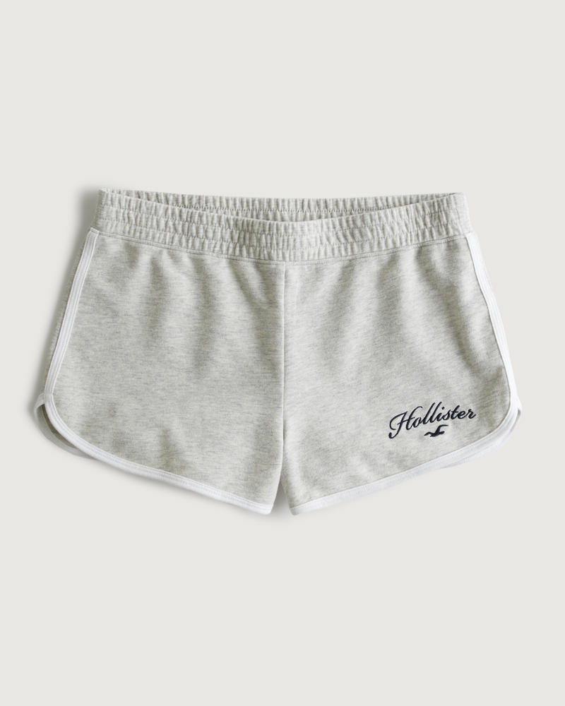 Hollister high rise clearance curved hem shorts