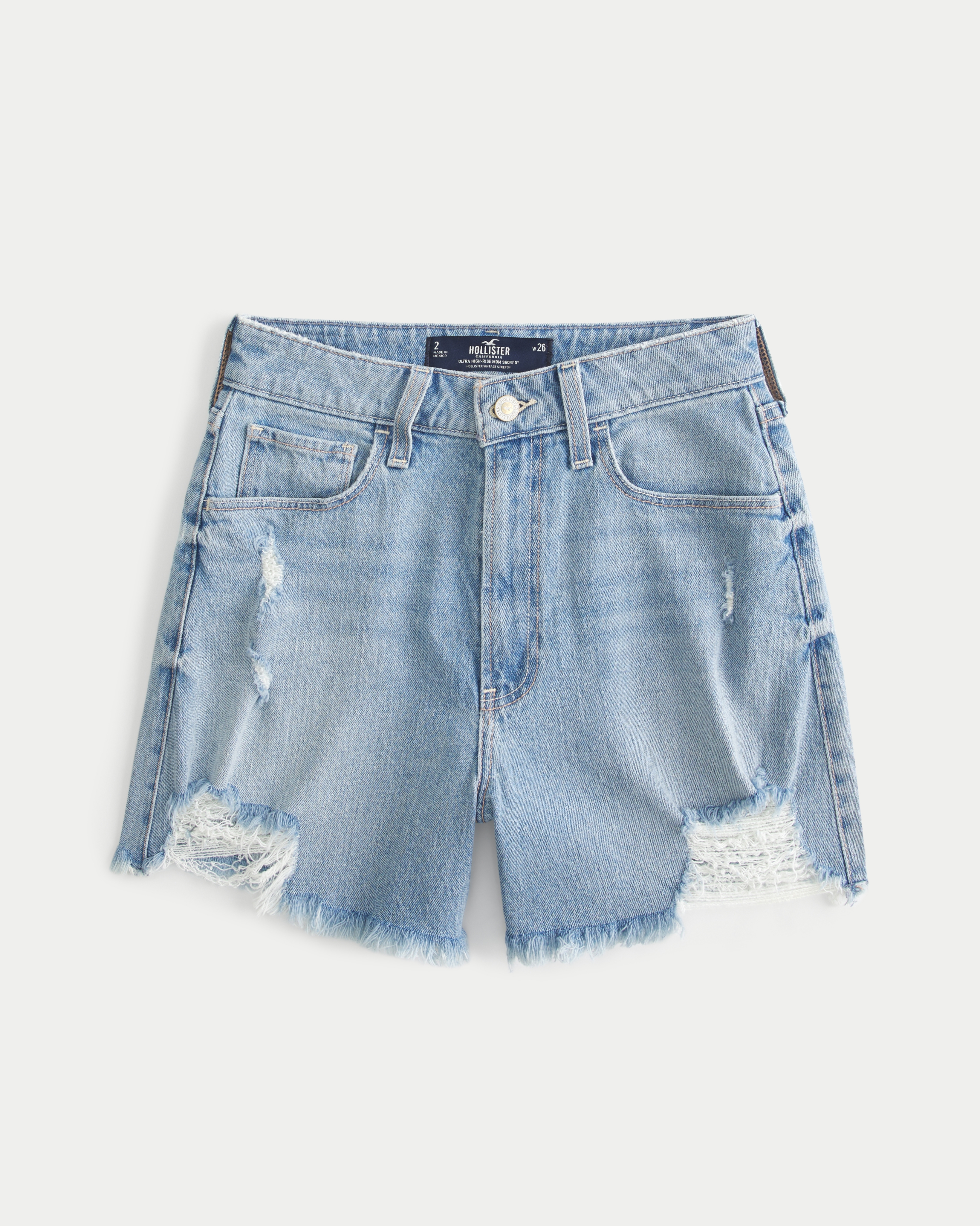 Hollister ripped jean shorts new arrivals