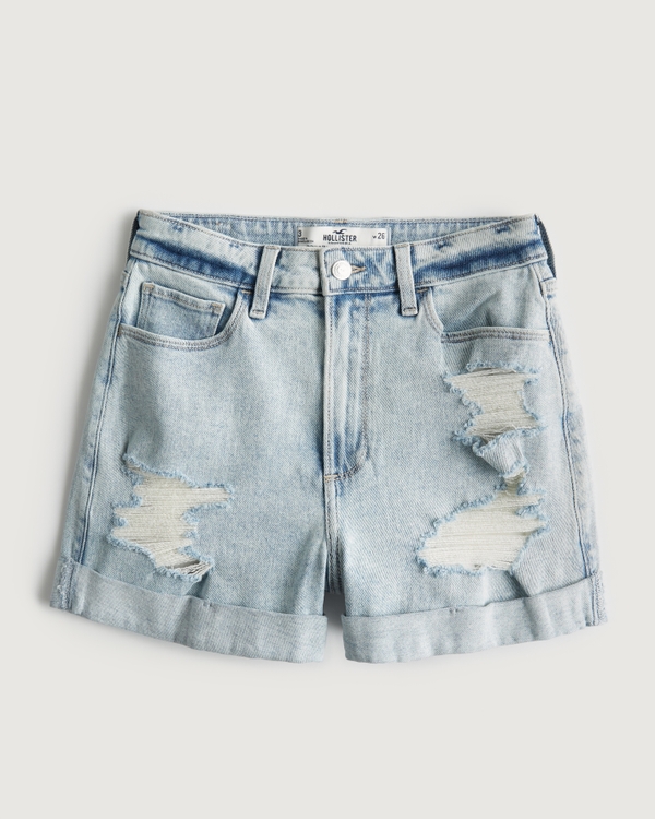 Women S High Rise Shorts Hollister Co