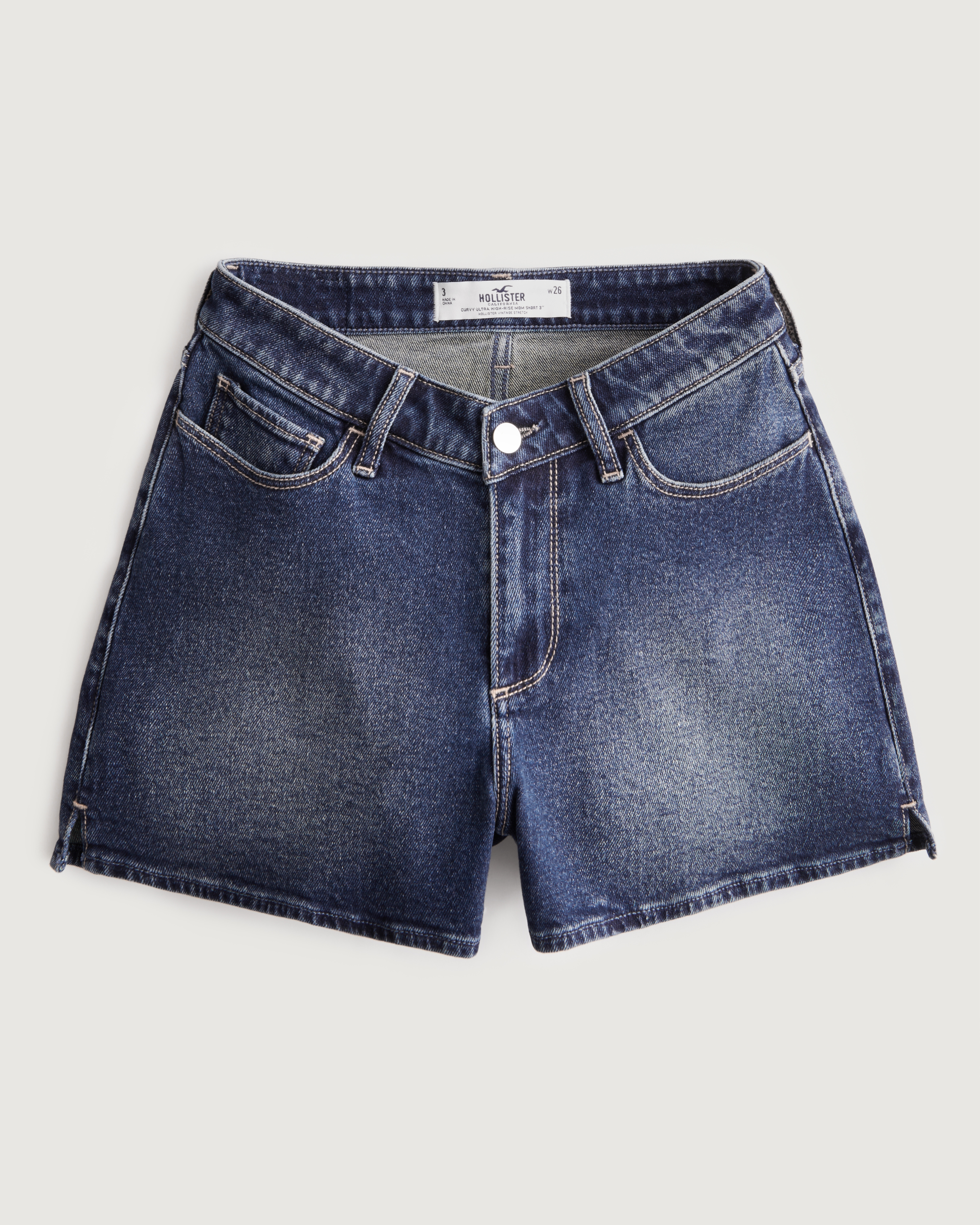 hollister ultra high-rise mom short 3”