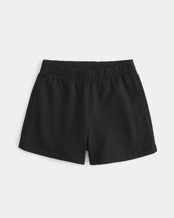 Hollister Flannel Sleep Shorts (33 BRL) ❤ liked on Polyvore featuring  intimates, sleepwear, pajamas, burg…