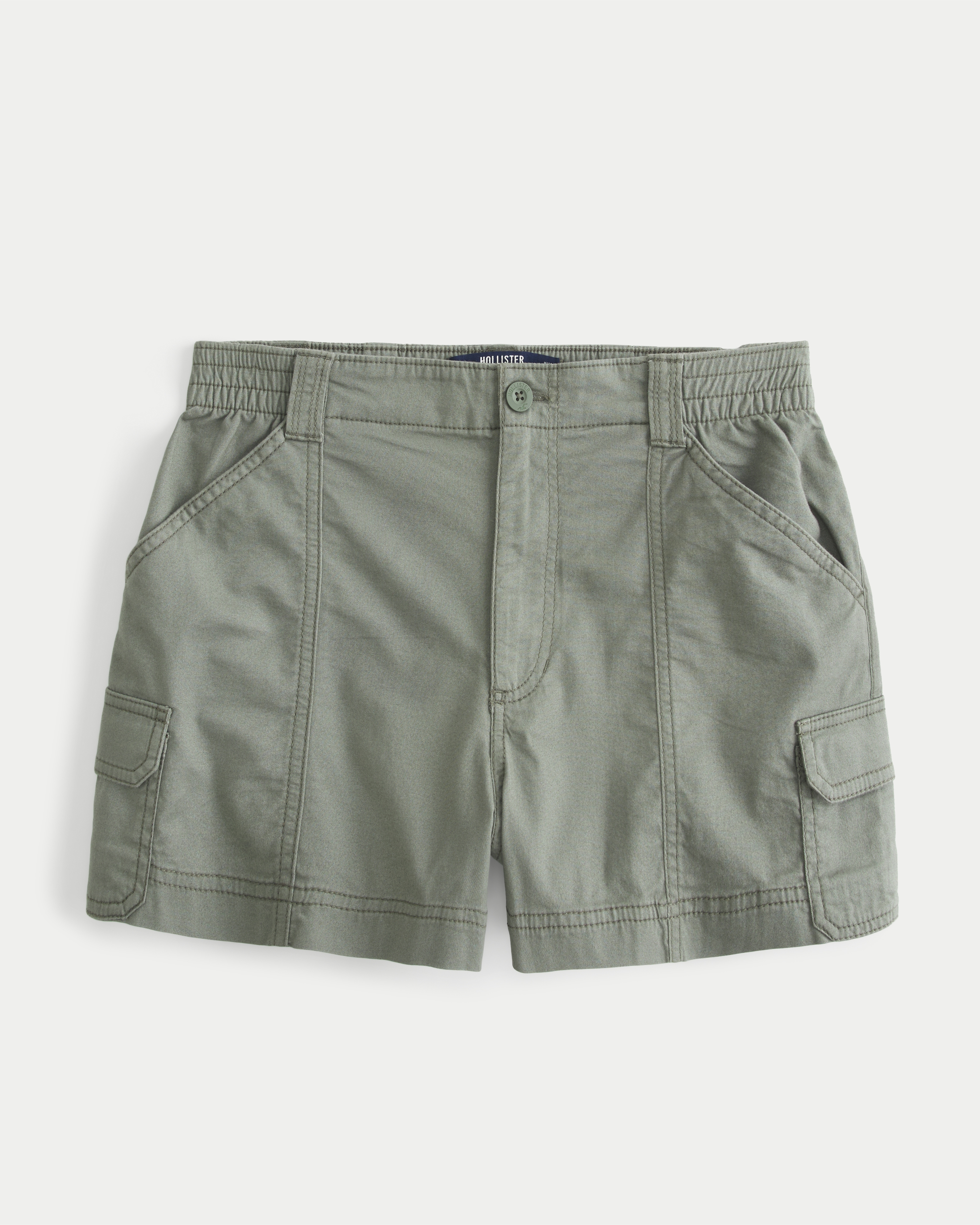 Women s Ultra High Rise Cargo Mom Shorts Women s Sale HollisterCo