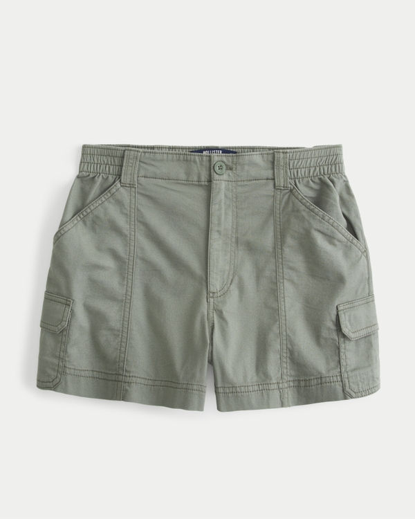 Ultra High-Rise Cargo Mom Shorts