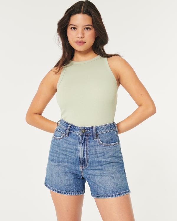 Hollister high store rise boyfriend shorts