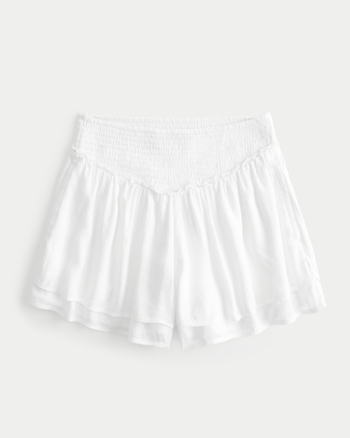 Women's Ultra High-Rise Tiered Shorts | Women's Hollister Women's ...