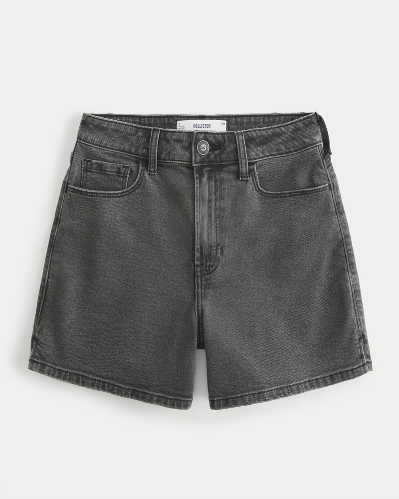 Hollister black shorts best sale