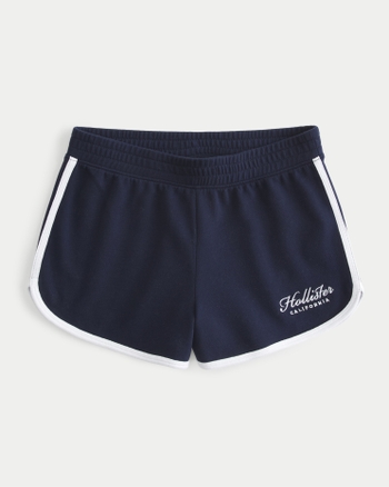 Hollister curved hem shorts cheap