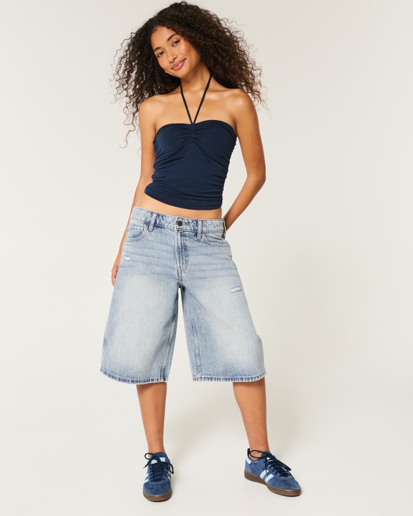 Bermuda jeans hollister sales