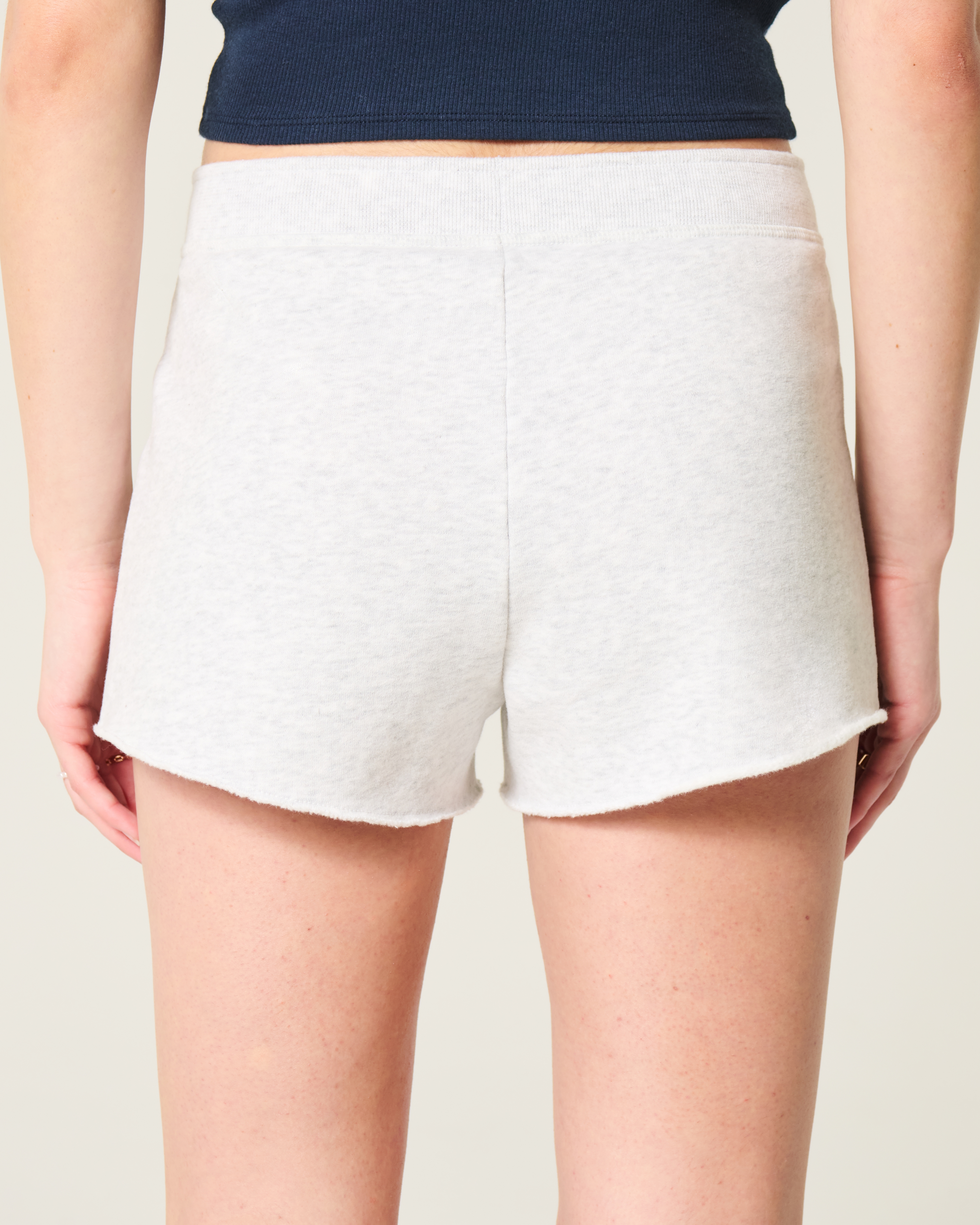 Hollister Number Graphic Mini Fleece Shorts