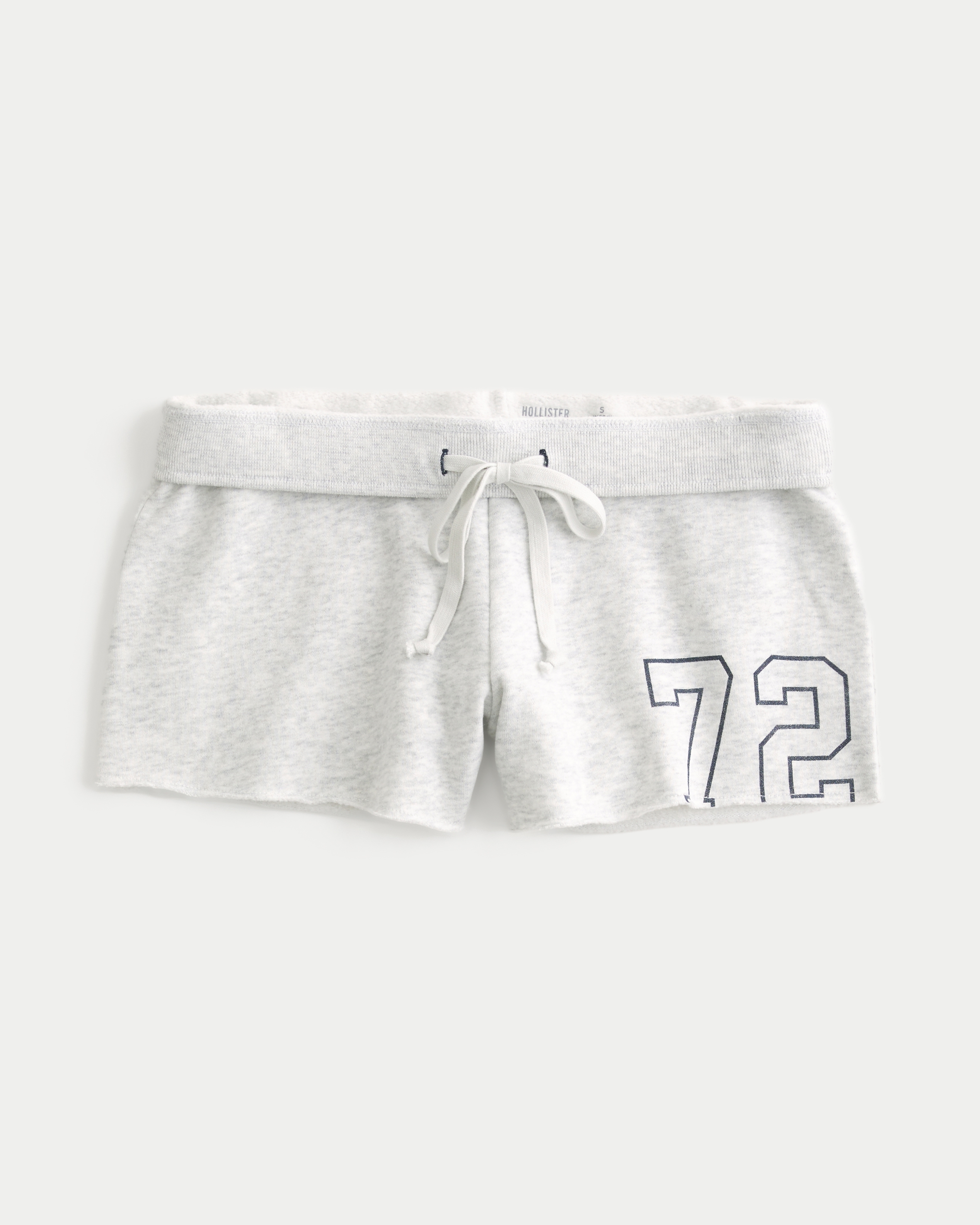 Hollister Number Graphic Mini Fleece Shorts