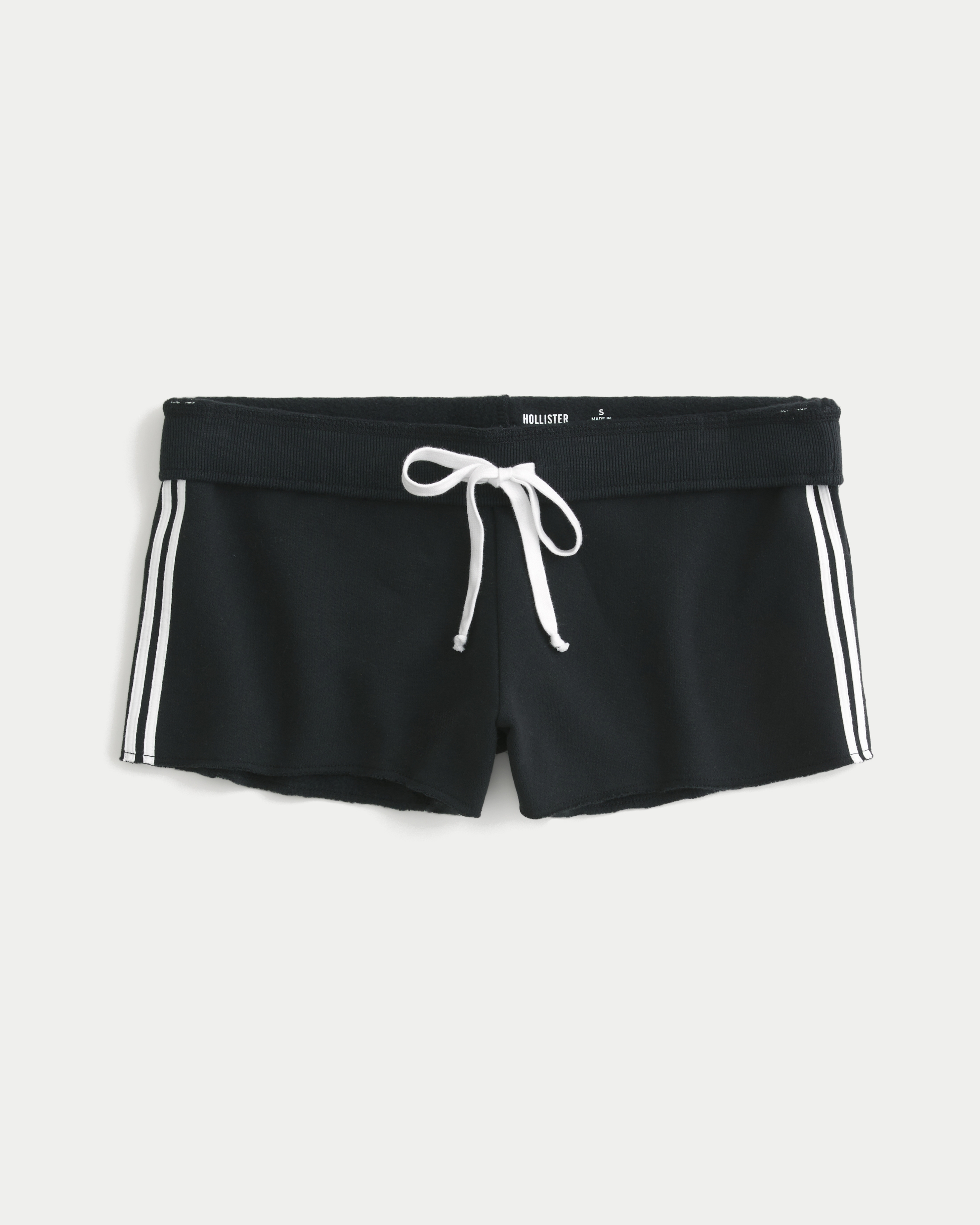 Women's Side Stripe Fleece Mini Shorts | Women's Sleepwear