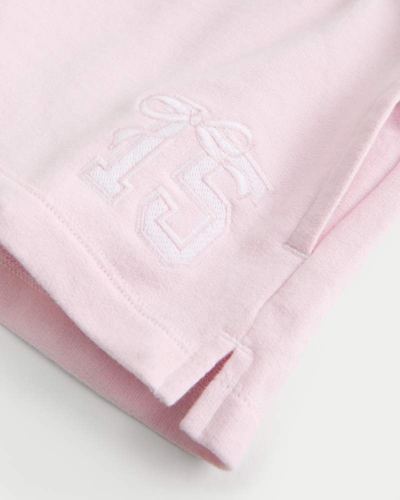 Number Graphic Fleece Boxer Shorts