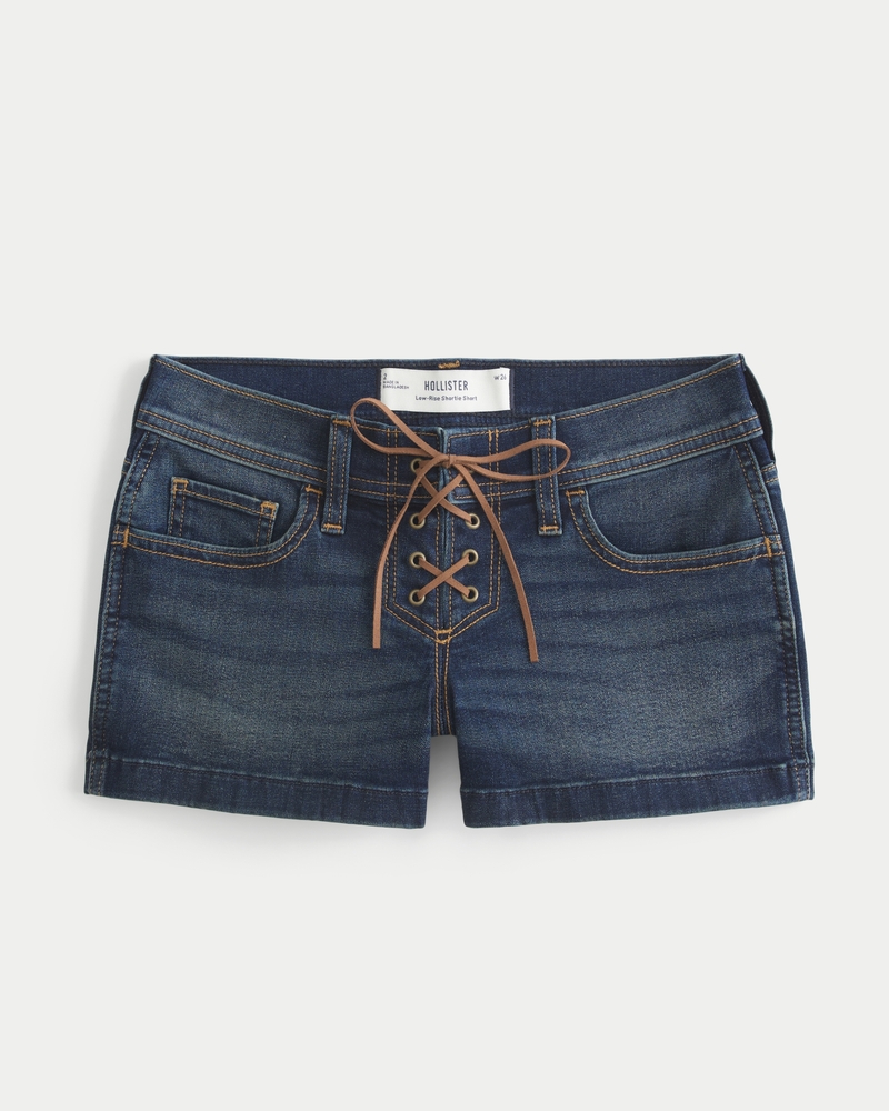 The Hollister Low Rise Denim Short Short Alice The Hollister Low
