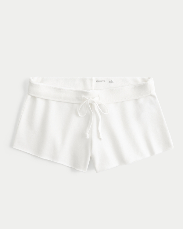 Fleece Mini Short, White view 1