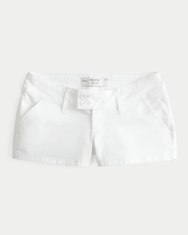 Twill Shortie Short