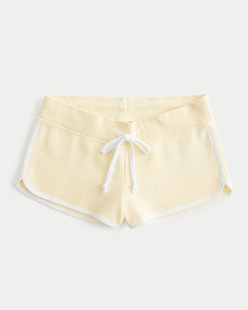 Fleece Logo Shortie Shorts