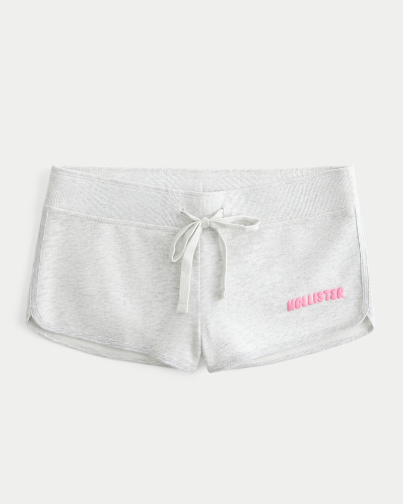 Fleece Logo Shortie Shorts