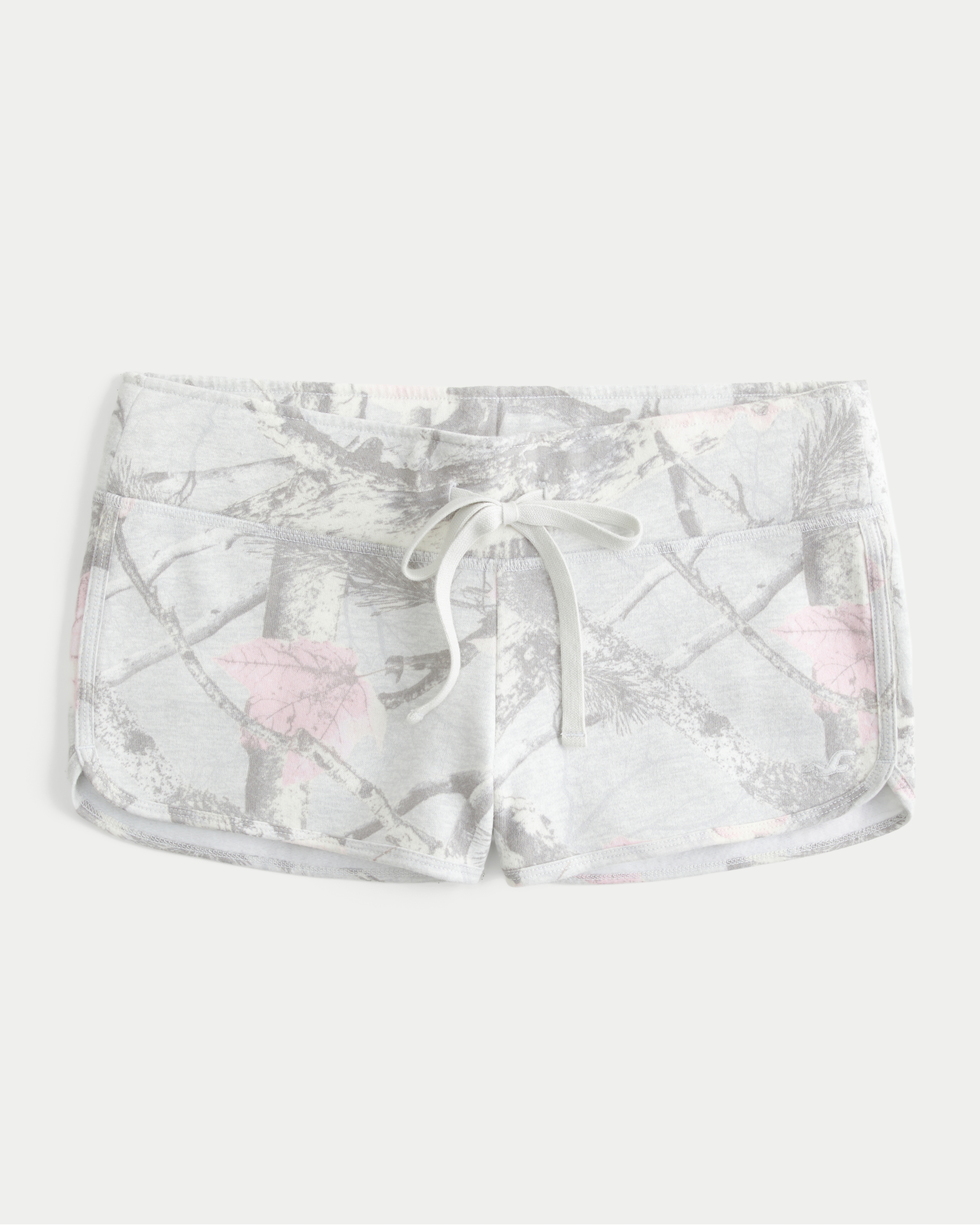 Camo Fleece Shortie Shorts