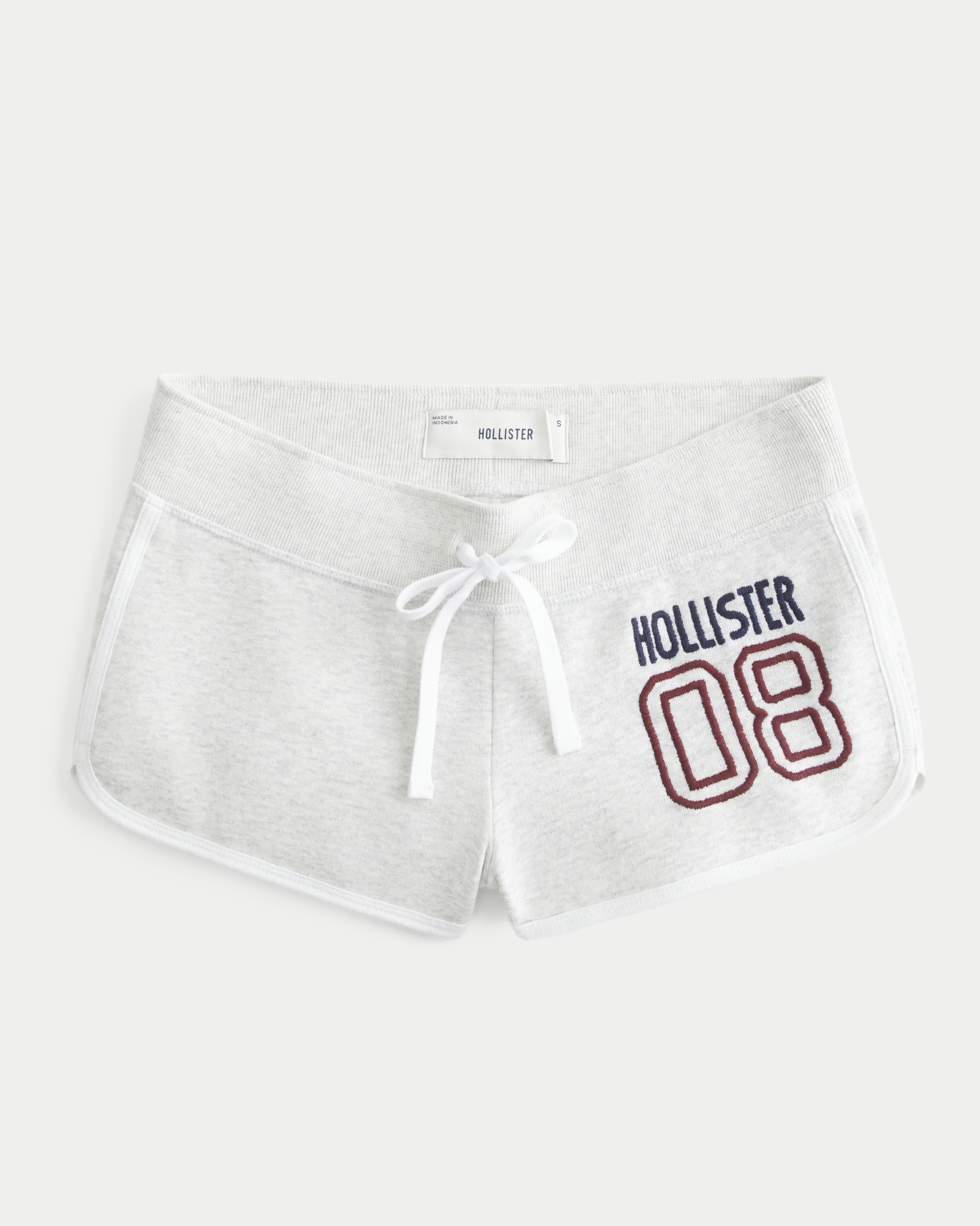 Ultra Low-Rise Logo Graphic Fleece Shortie Shorts
