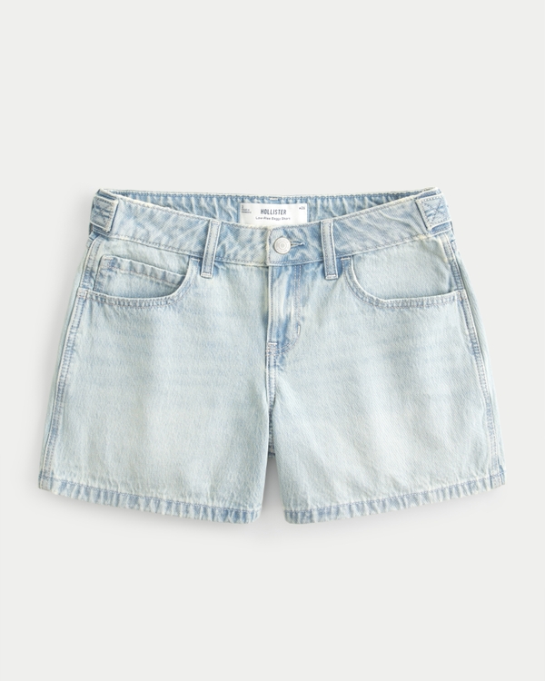 Women's Hollister Andi Adjustable Waist Low-Rise Baggy Denim