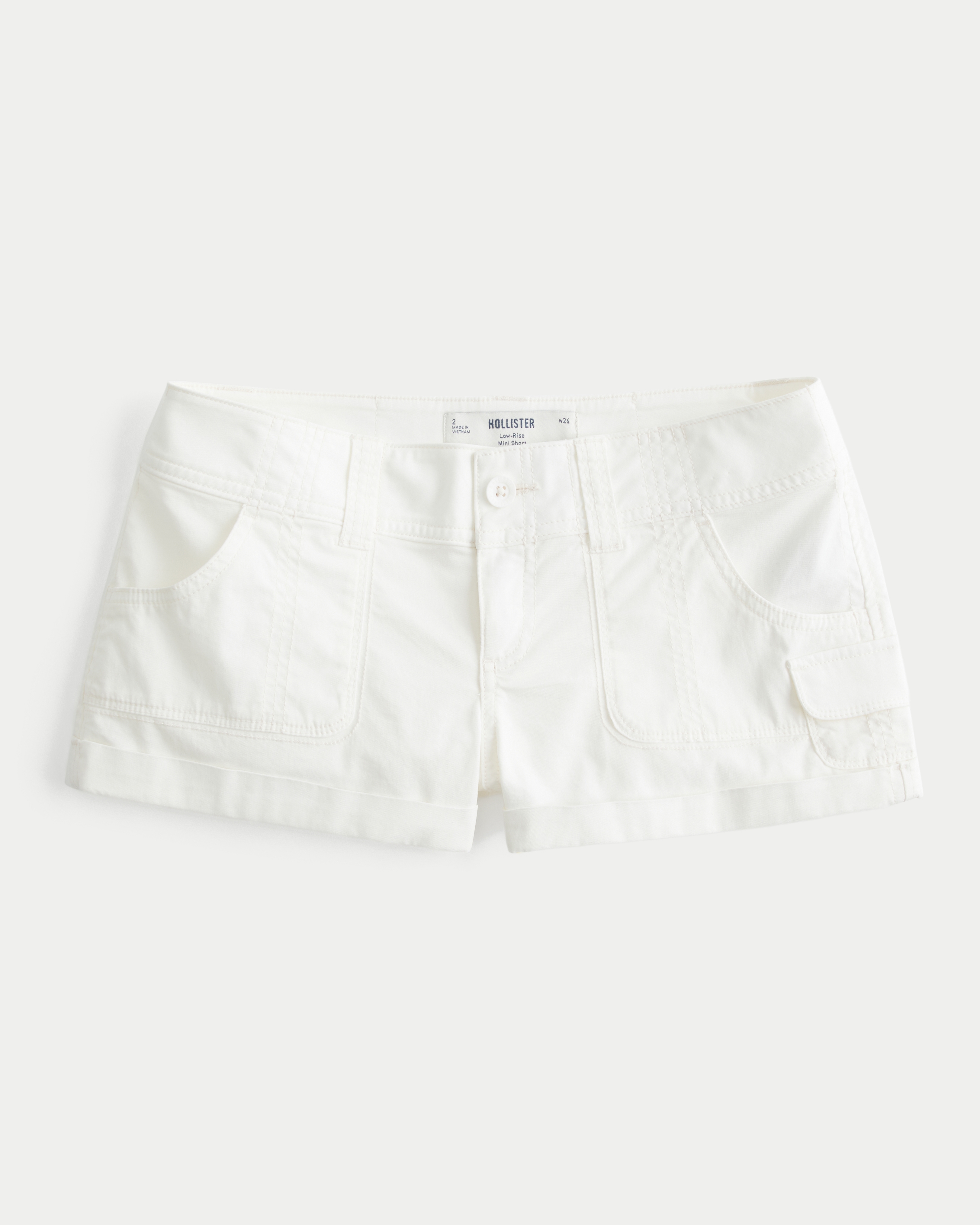 Twill Utility Mini Shorts