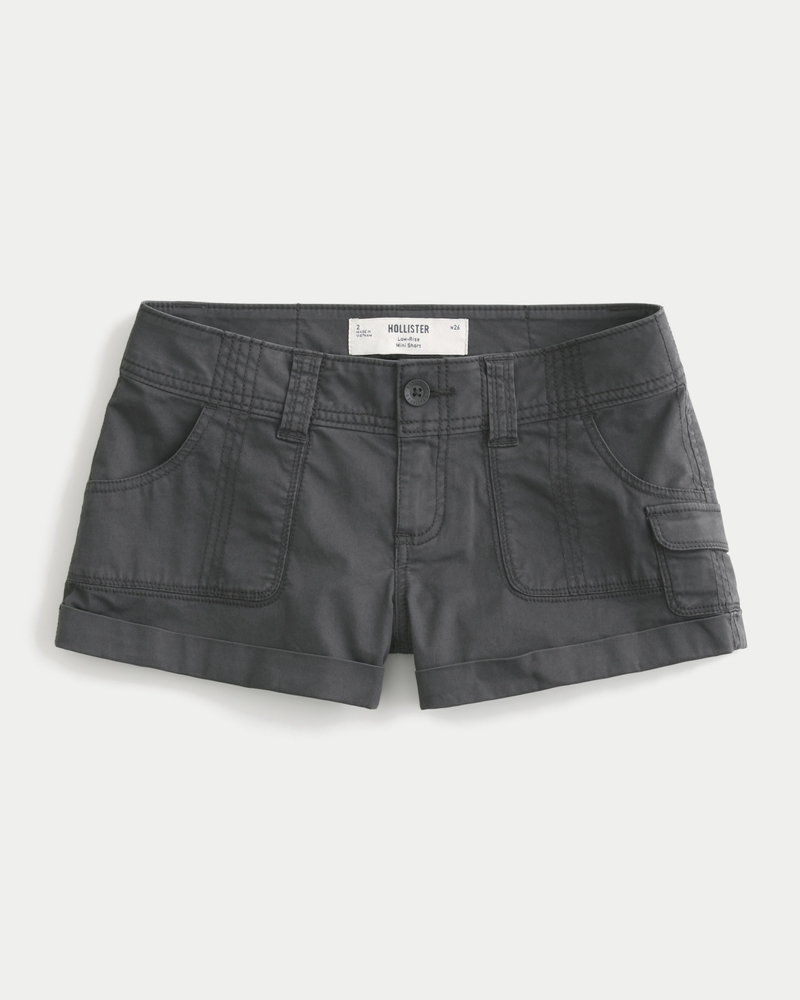 Women's Twill Utility Mini Shorts | Women's Current Rotation
