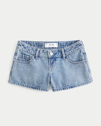 Hollister Women's Hollister Andi Adjustable Waist Mini Jean Shorts | Women's New Arrivals | HollisterCo.com