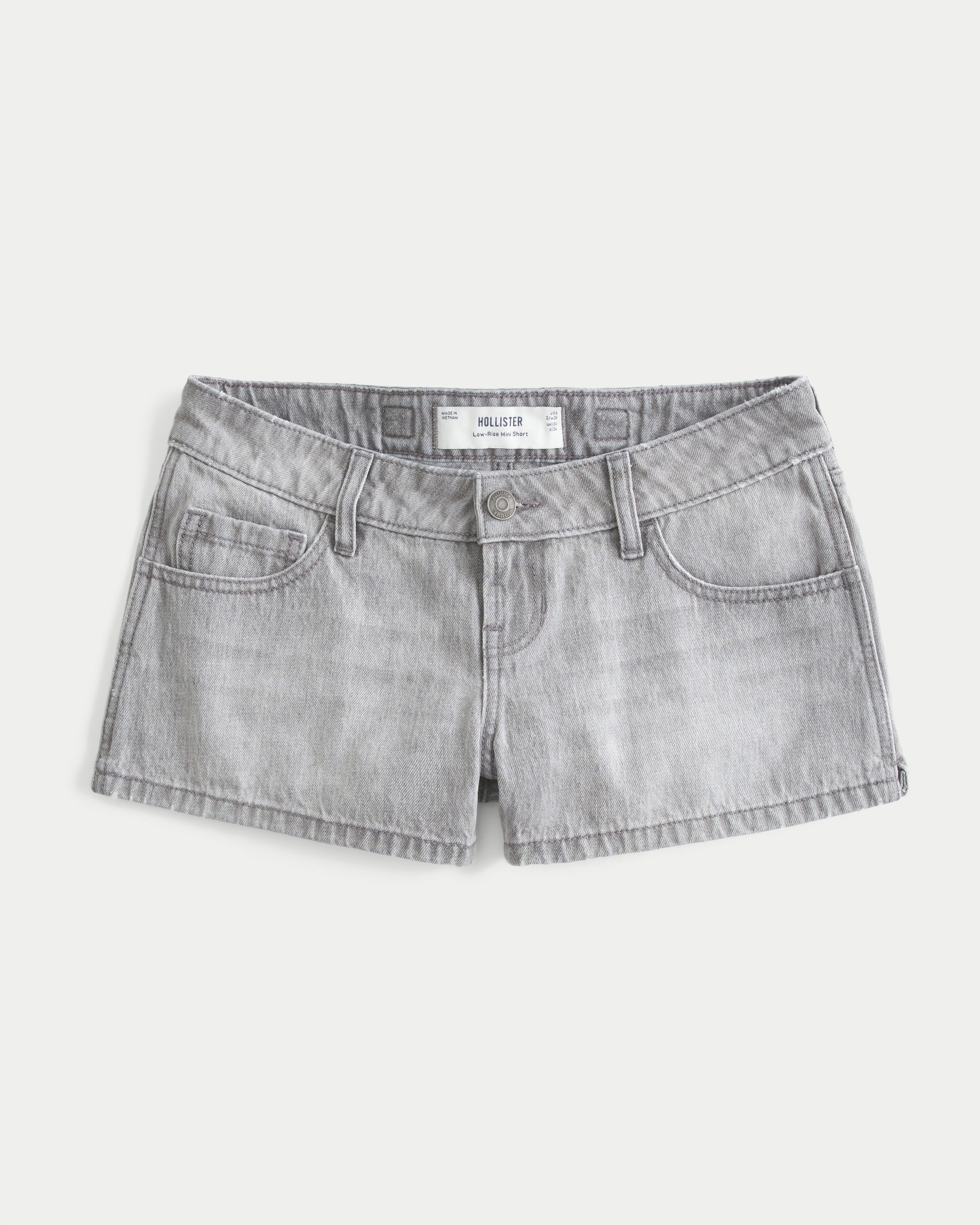 Hollister Andi Adjustable Mini Jean Shorts