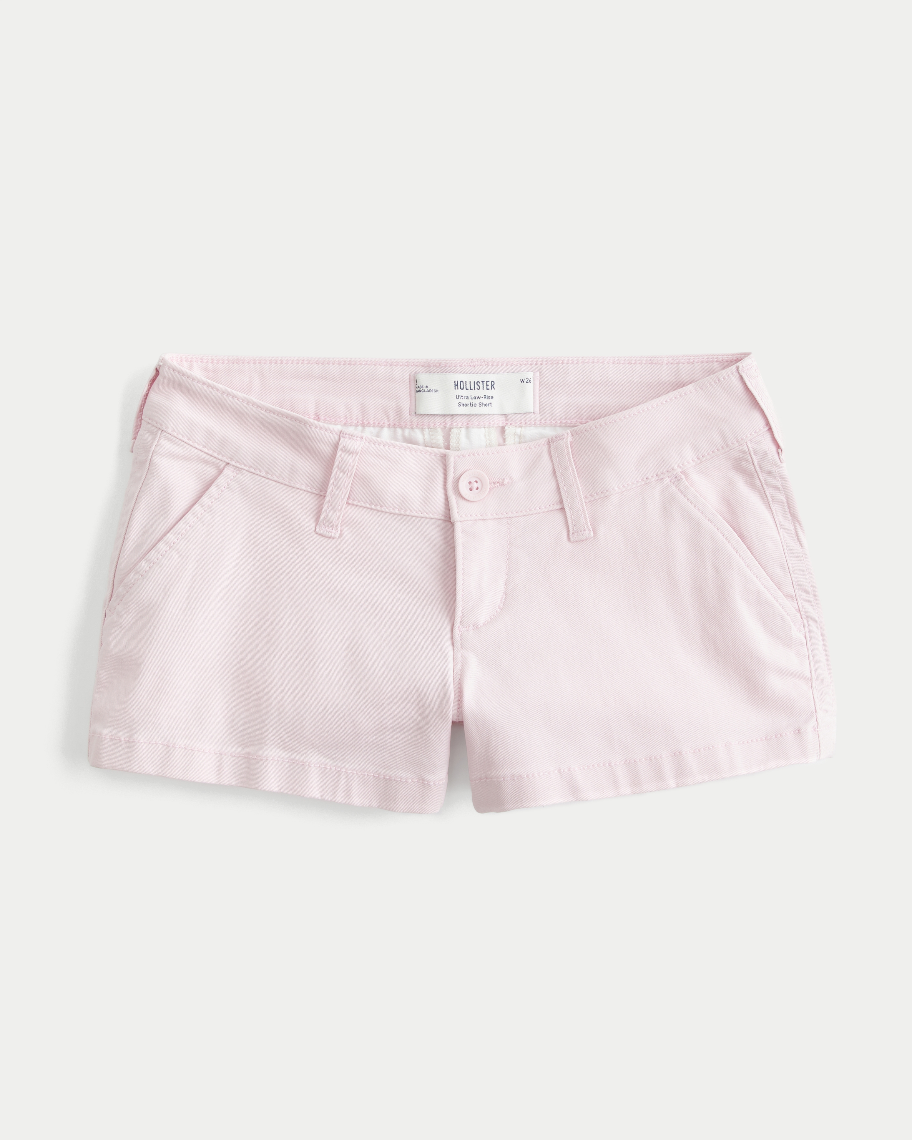 Twill Shortie Shorts