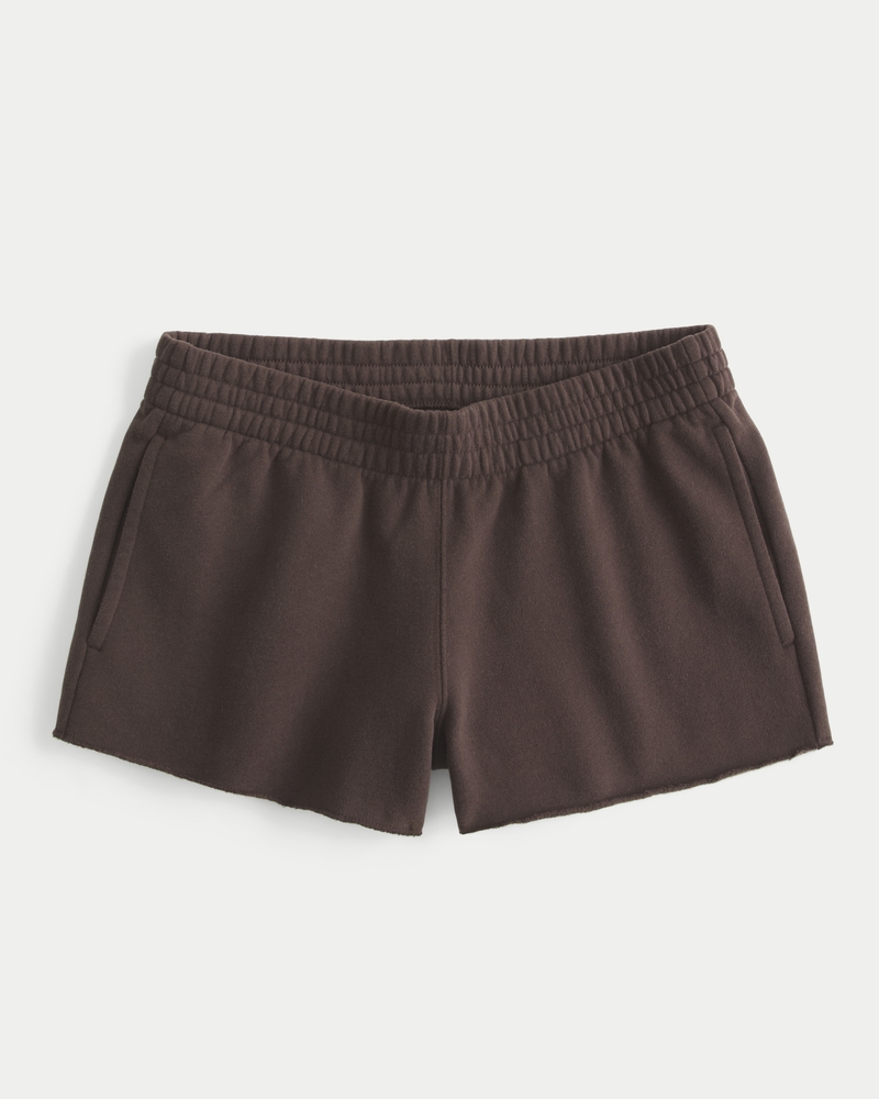 ウィメンズ ハイビスカス グラフィック フリース ミニショートパンツ