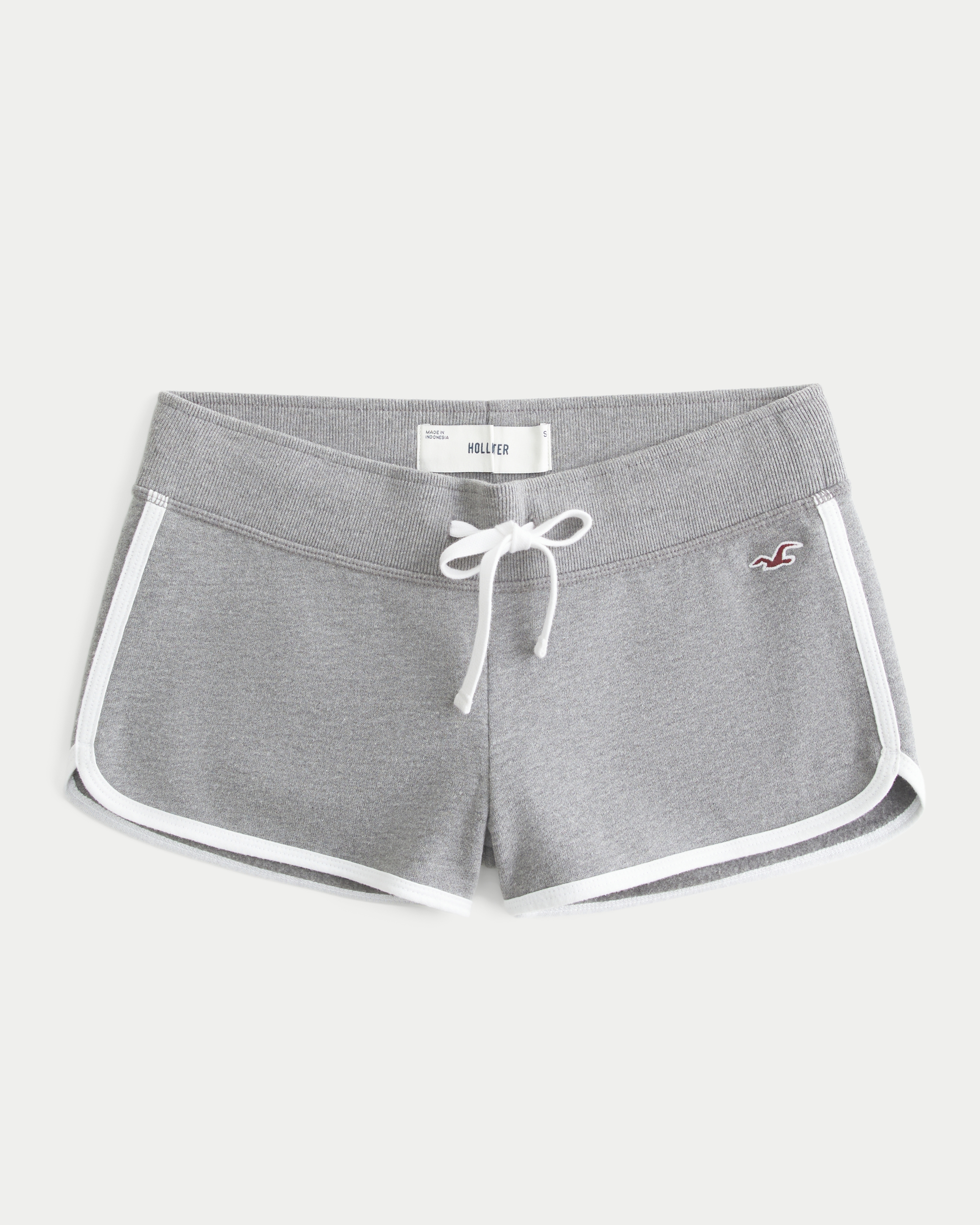 Ultra Low-Rise California Graphic Fleece Shortie Shorts