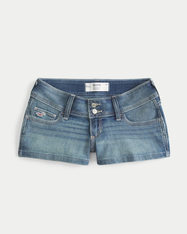 Women's Ultra Low-Rise Jean Shortie Shorts | Women's Bottoms