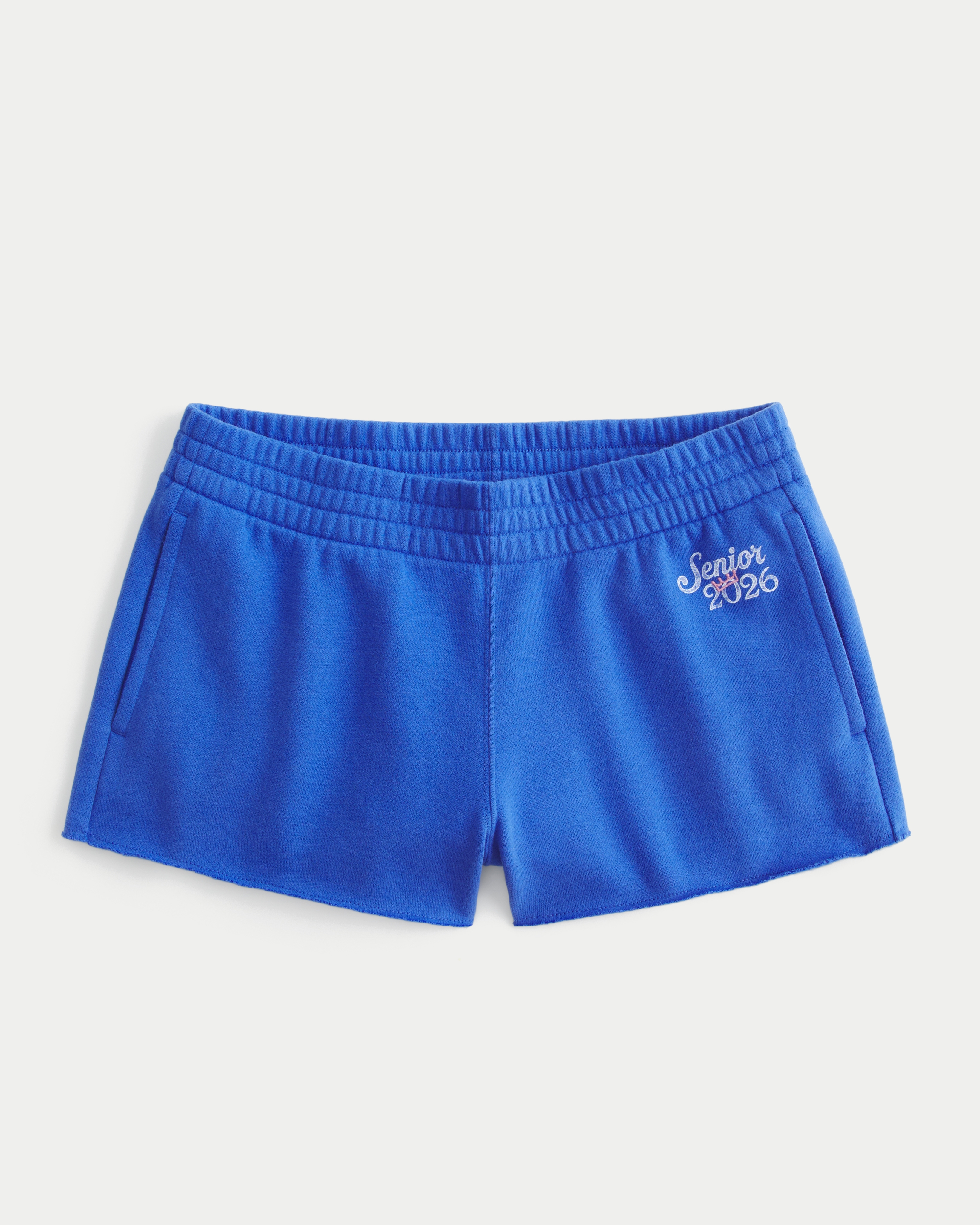 Class of 2026 Graphic Fleece Mini Shorts