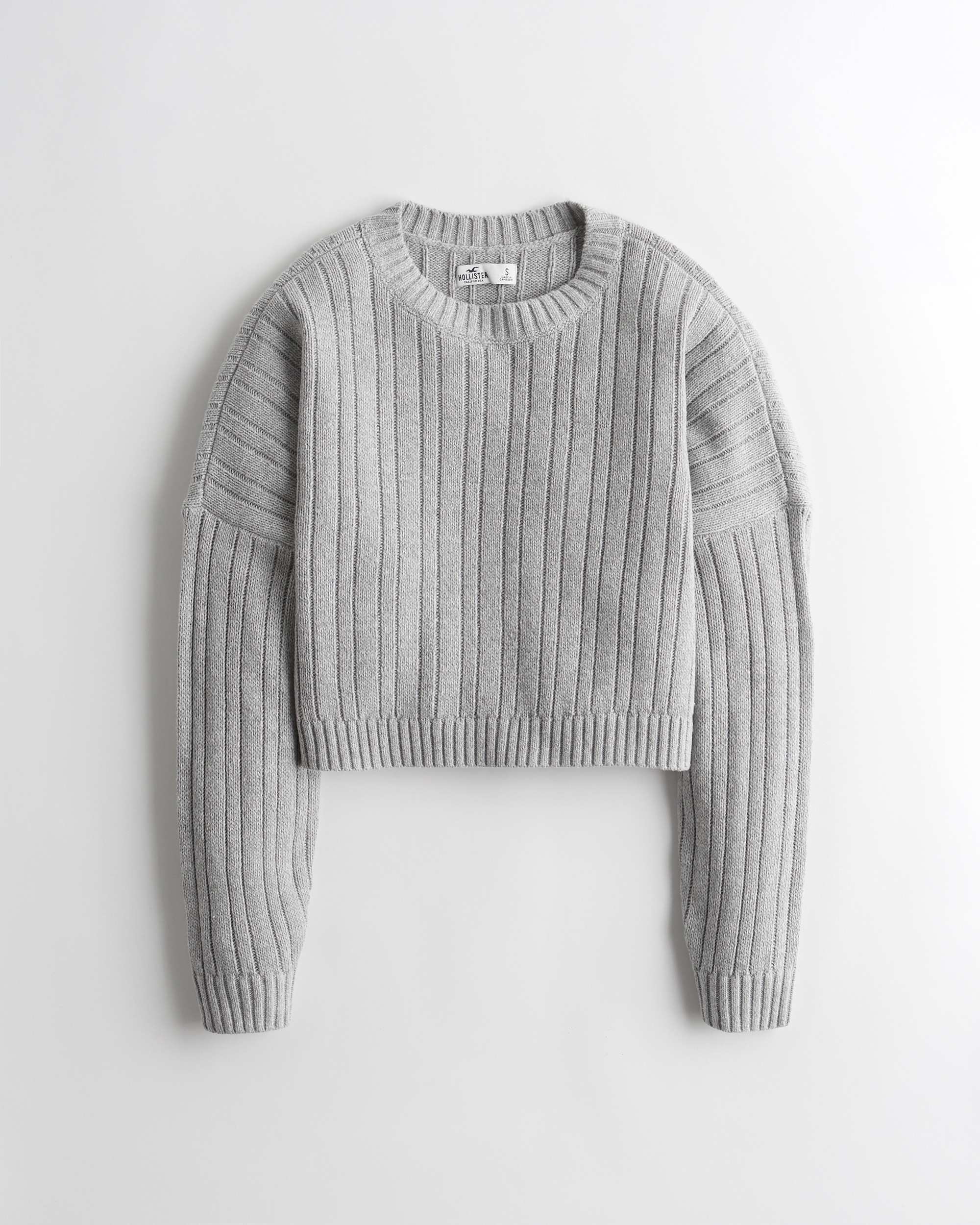 hollister cropped jumper