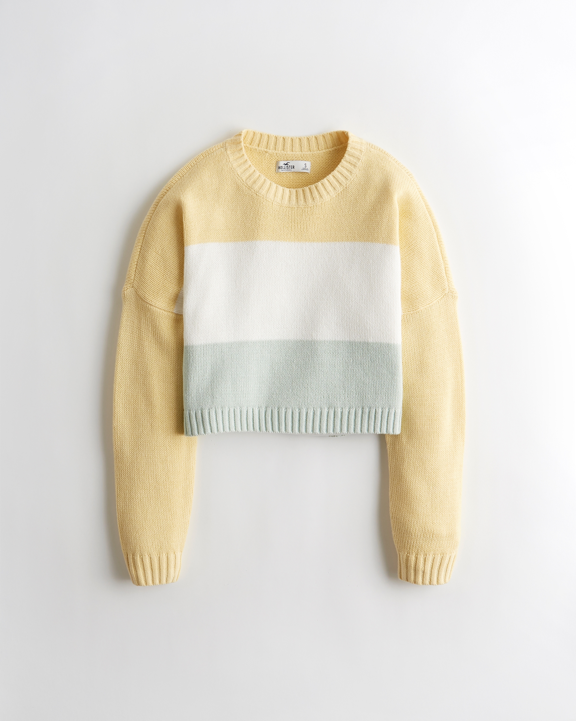 hollister yellow sweater