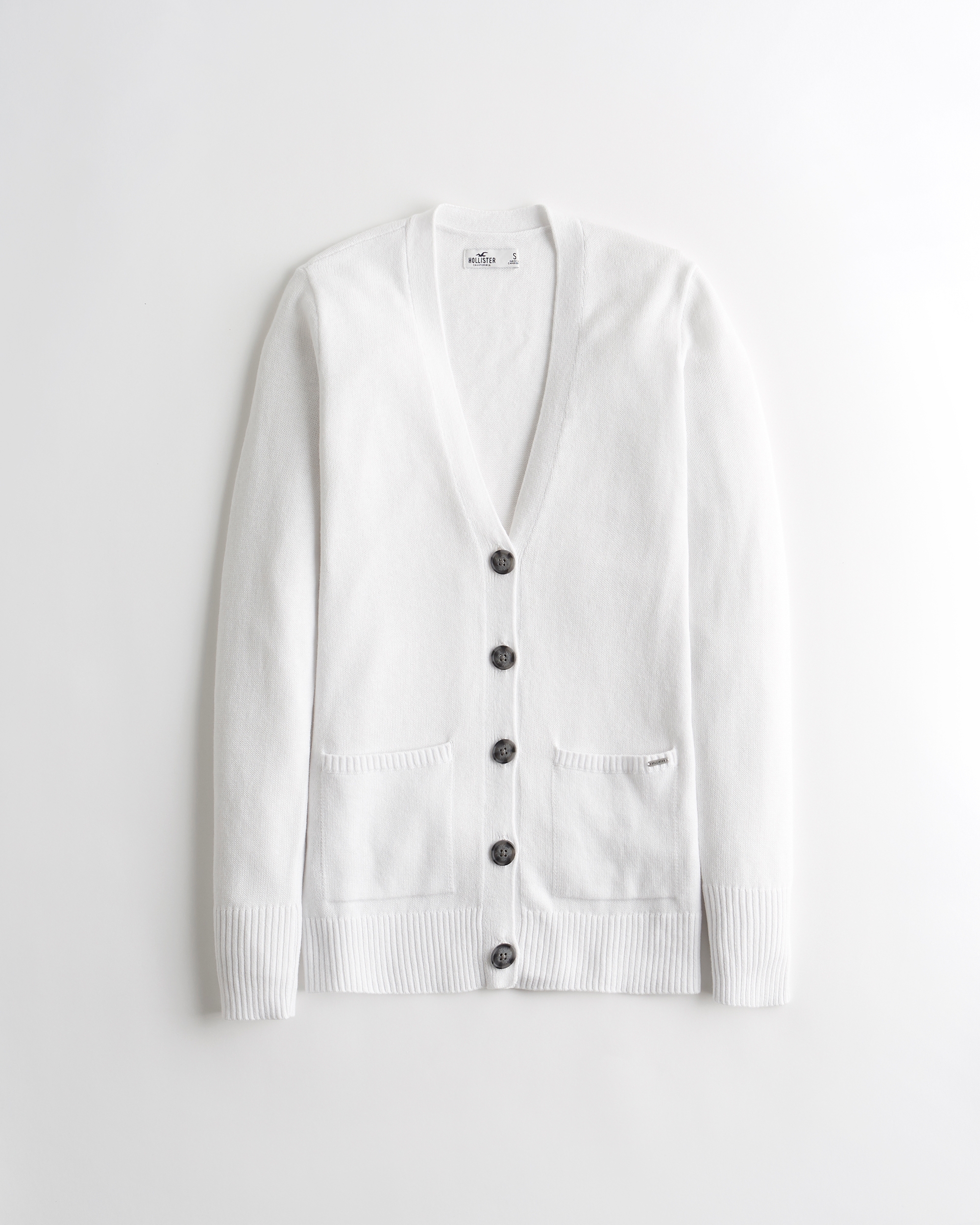 hollister ribbed cardigan